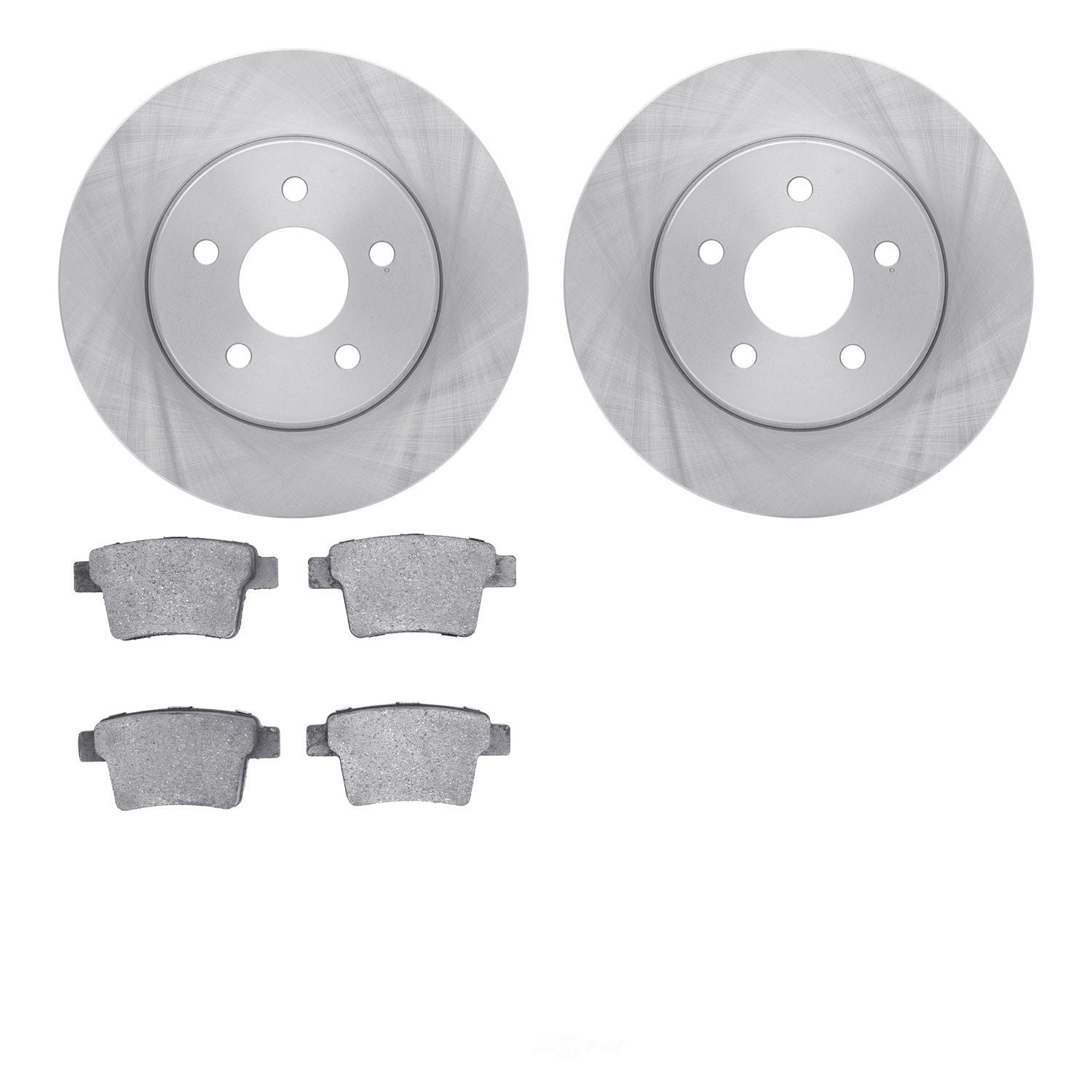 Dynamic Friction Company 6502-20095 DFC Brake Rotor with 5000 Advanced Brake Pads