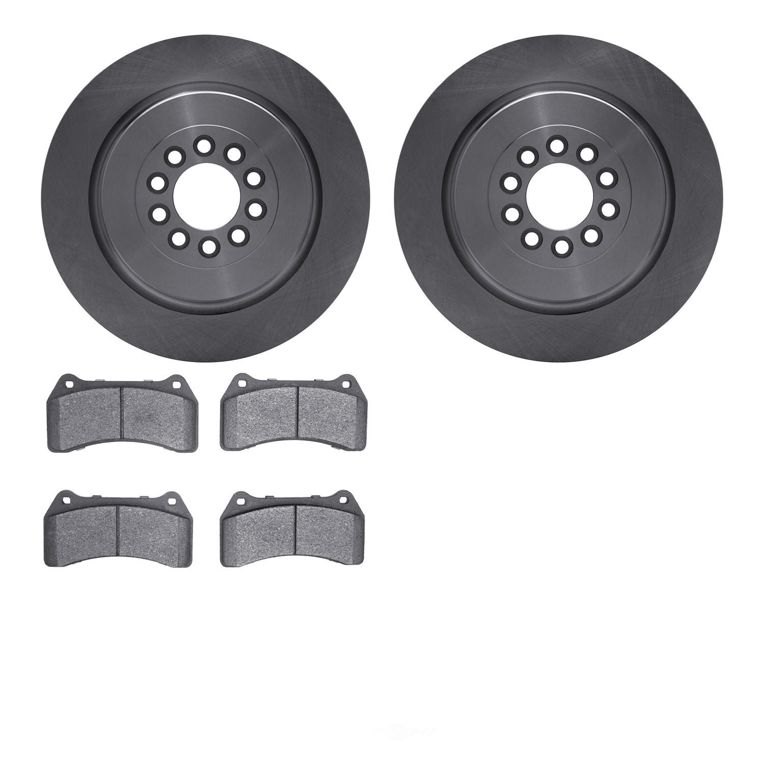 Dynamic Friction Company 6502-20100 DFC Brake Rotor with 5000 Advanced Brake Pads