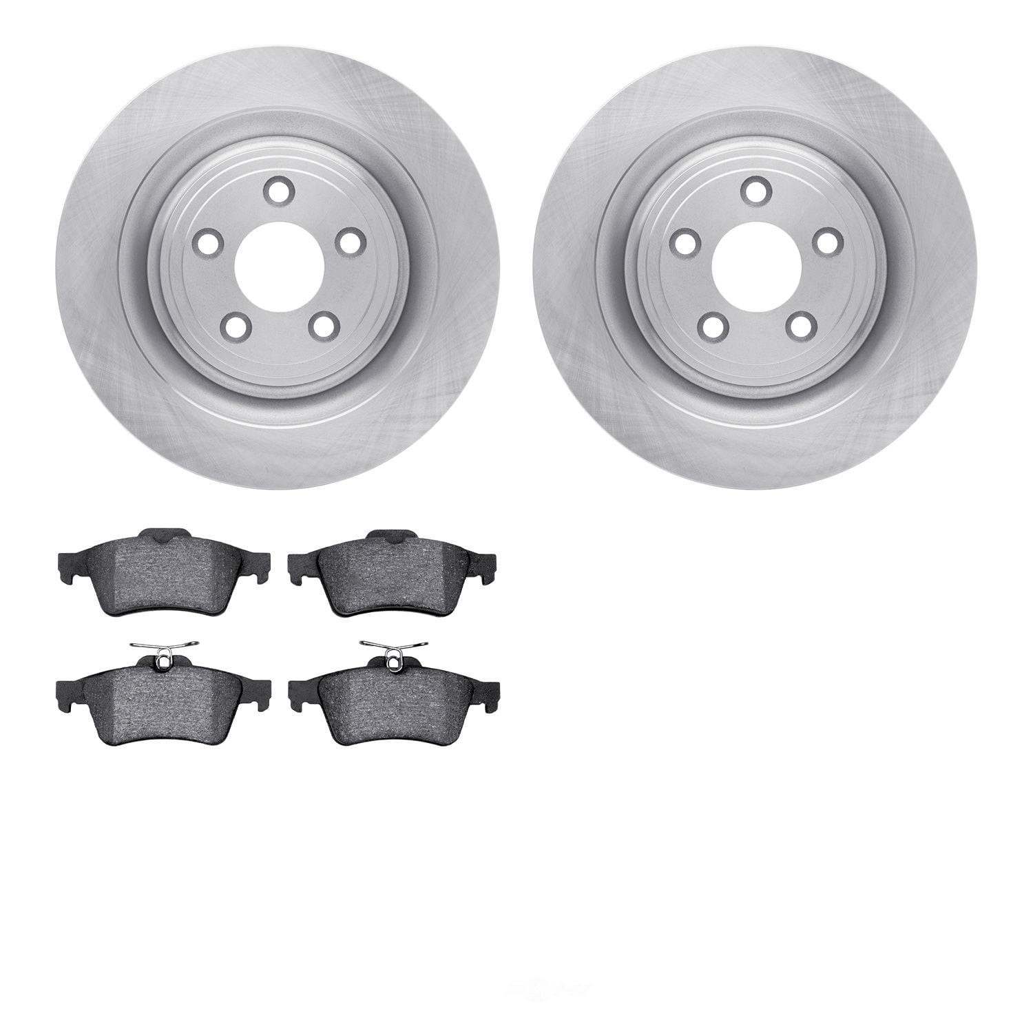 Dynamic Friction Company 6502-20111 DFC Brake Rotor with 5000 Advanced Brake Pads