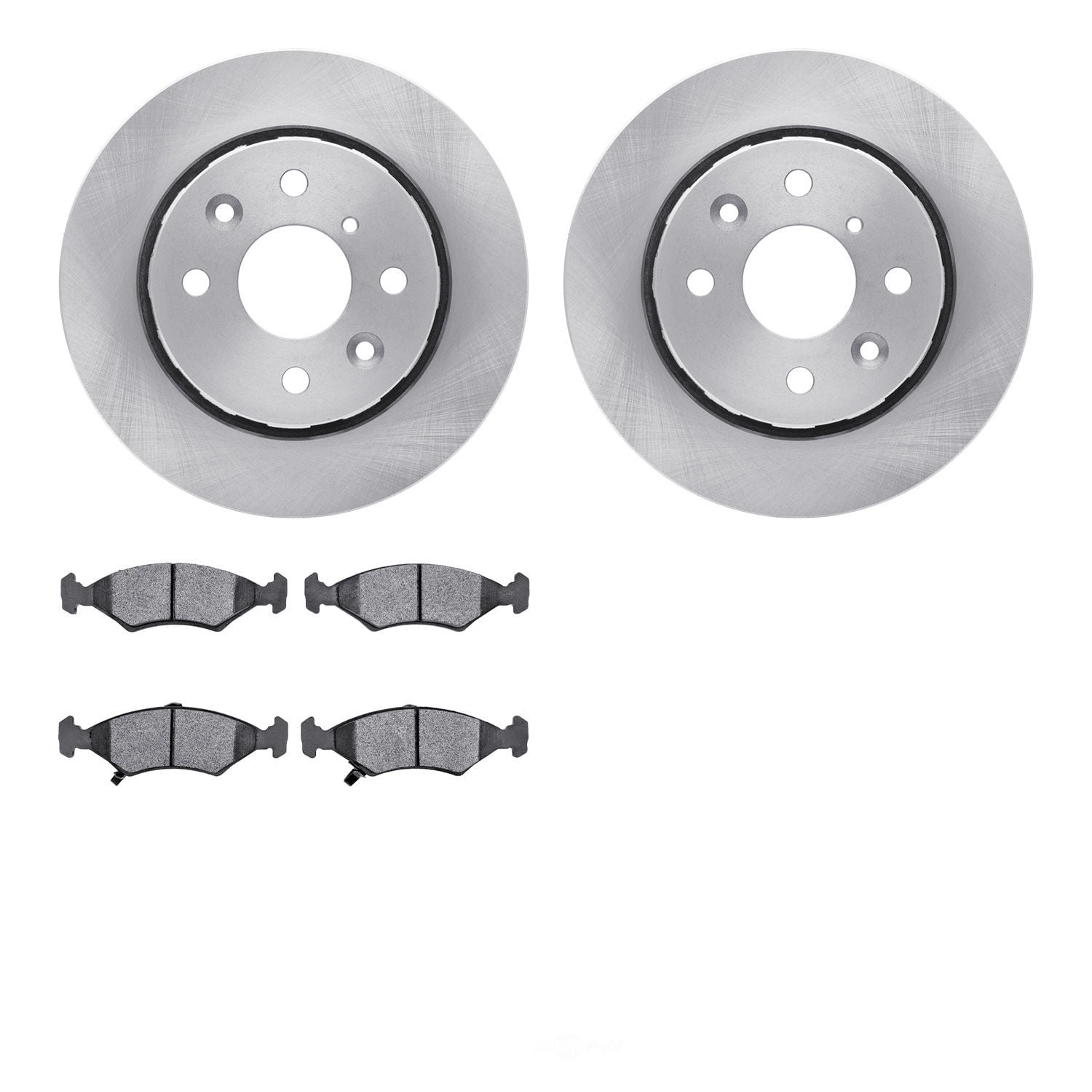 Dynamic Friction Company 6502-21044 DFC Brake Rotor with 5000 Advanced Brake Pads