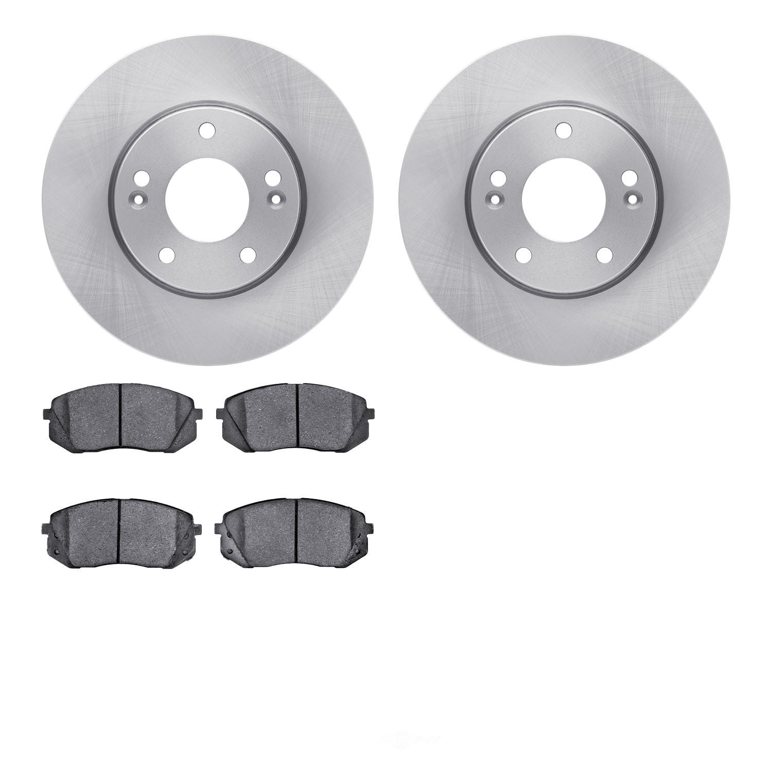 Dynamic Friction Company 6502-21068 DFC Brake Rotor with 5000 Advanced Brake Pads