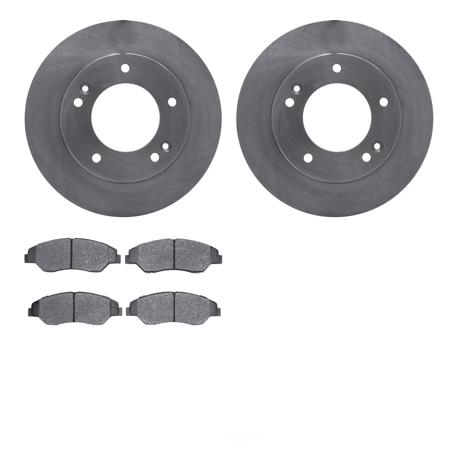 Dynamic Friction Company 6502-21071 DFC Brake Rotor with 5000 Advanced Brake Pads