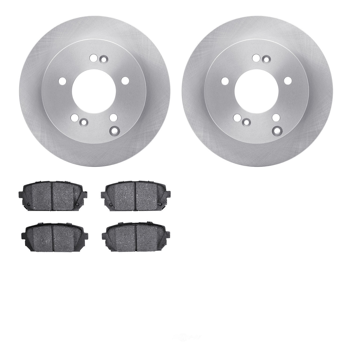 Dynamic Friction Company 6502-21077 DFC Brake Rotor with 5000 Advanced Brake Pads