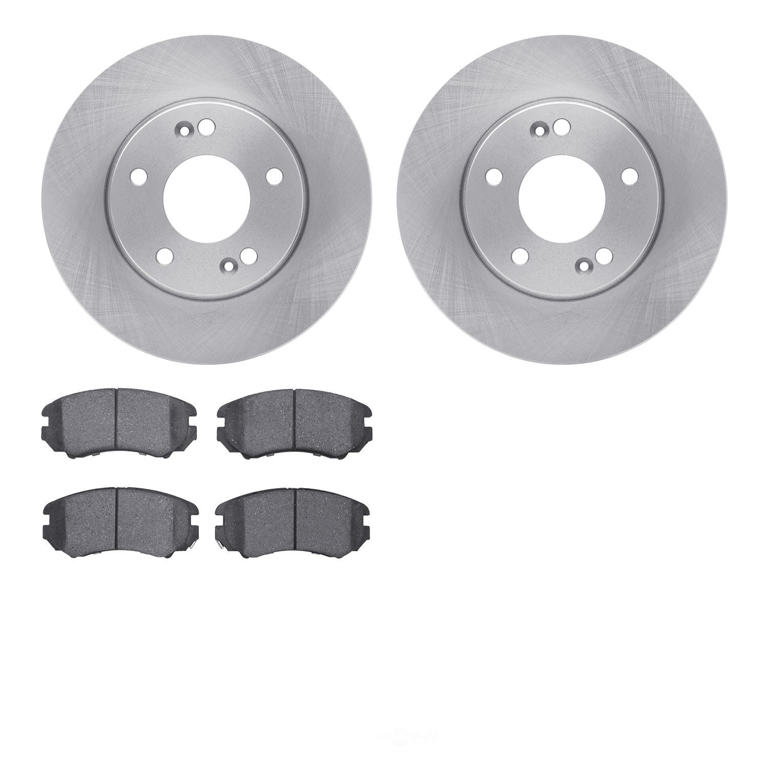Dynamic Friction Company 6502-21086 DFC Brake Rotor with 5000 Advanced Brake Pads