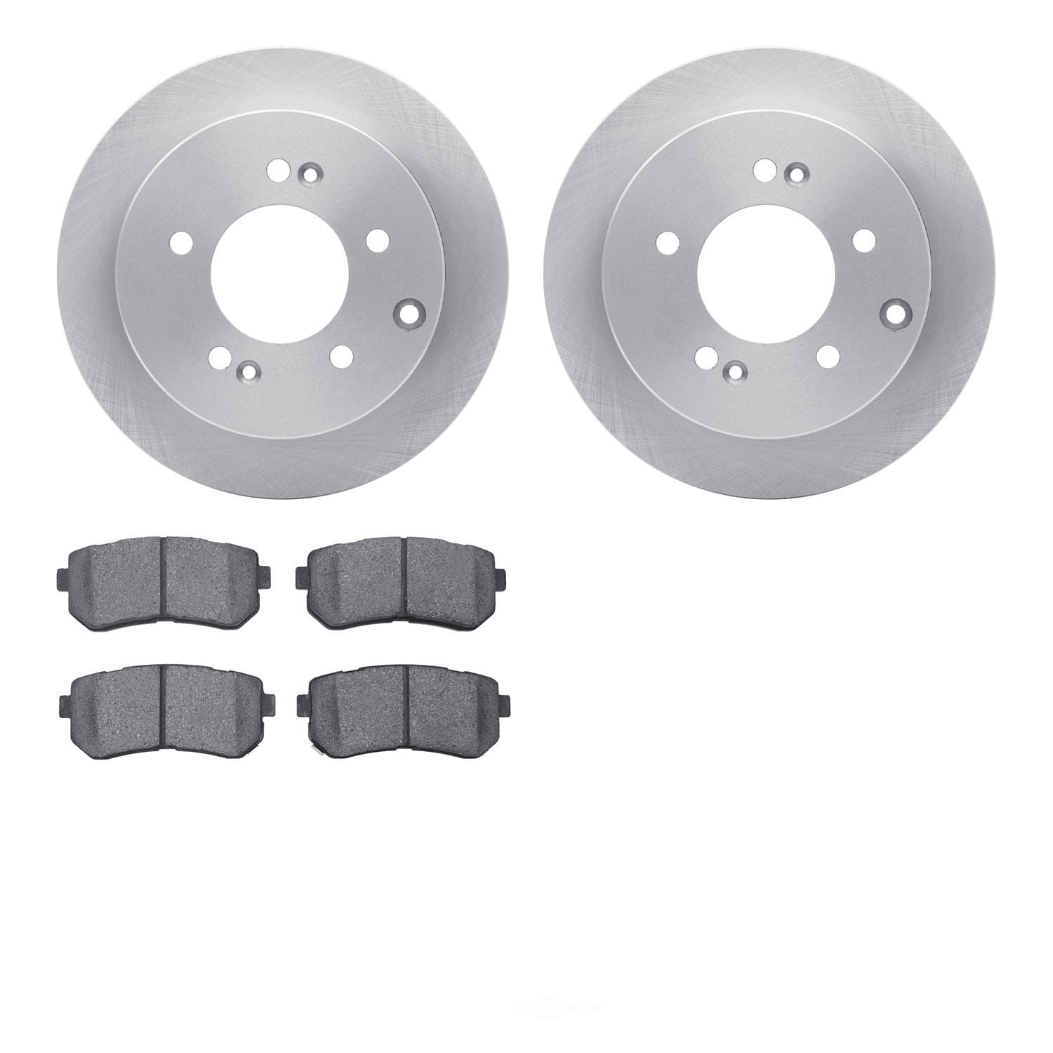 Dynamic Friction Company 6502-21090 DFC Brake Rotor with 5000 Advanced Brake Pads