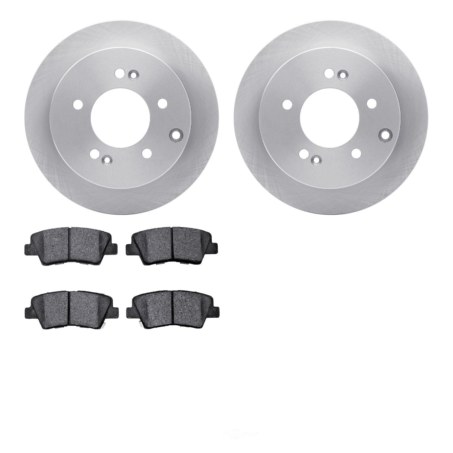 Dynamic Friction Company 6502-21091 DFC Brake Rotor with 5000 Advanced Brake Pads