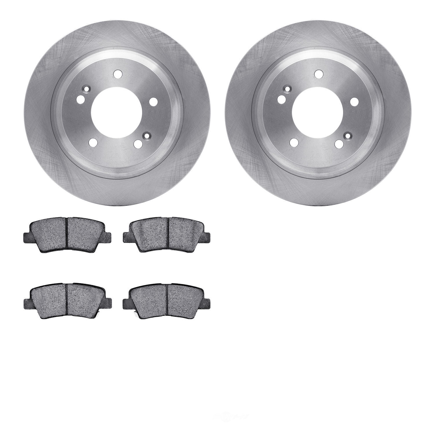 Dynamic Friction Company 6502-21098 DFC Brake Rotor with 5000 Advanced Brake Pads