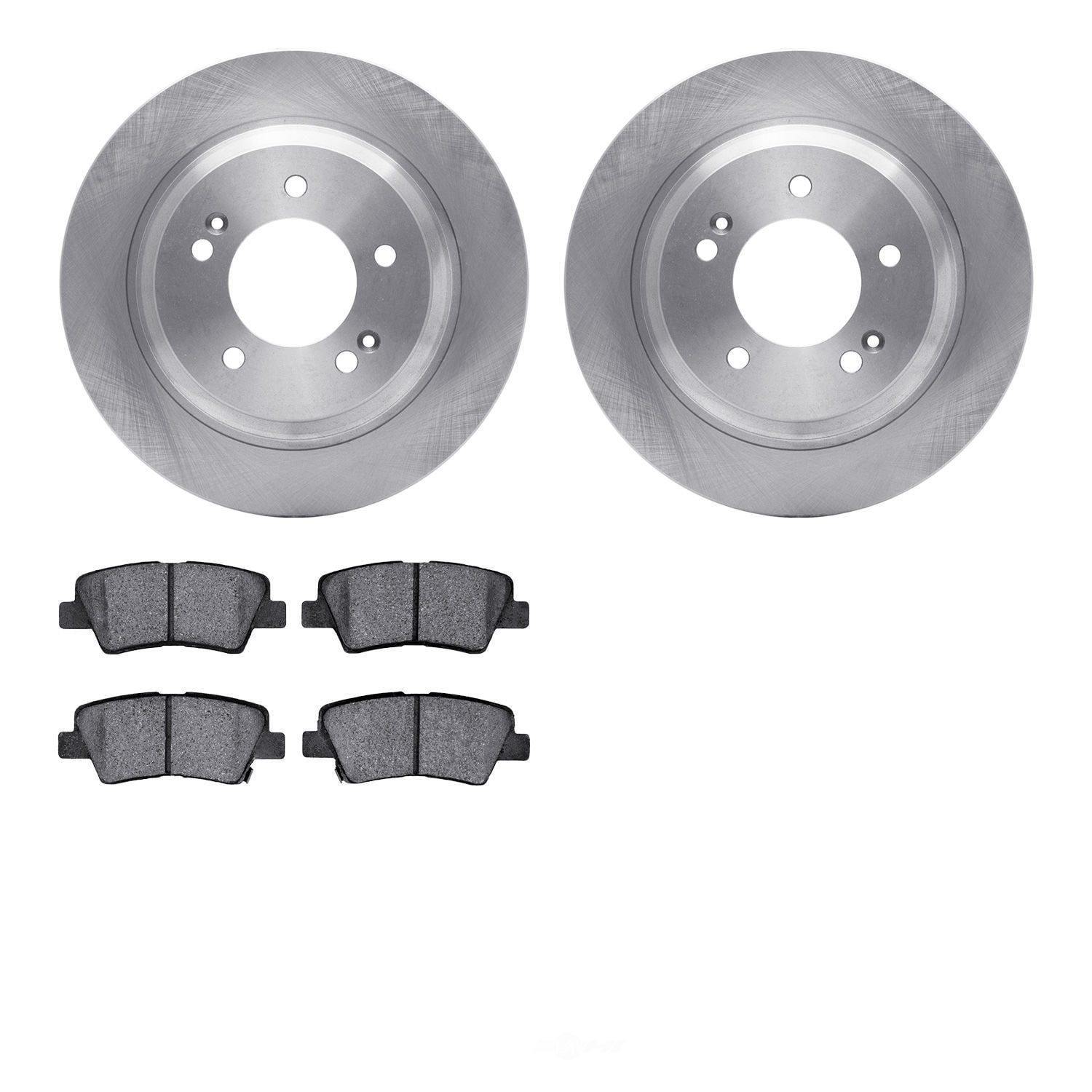 Dynamic Friction Company 6502-21099 DFC Brake Rotor with 5000 Advanced Brake Pads