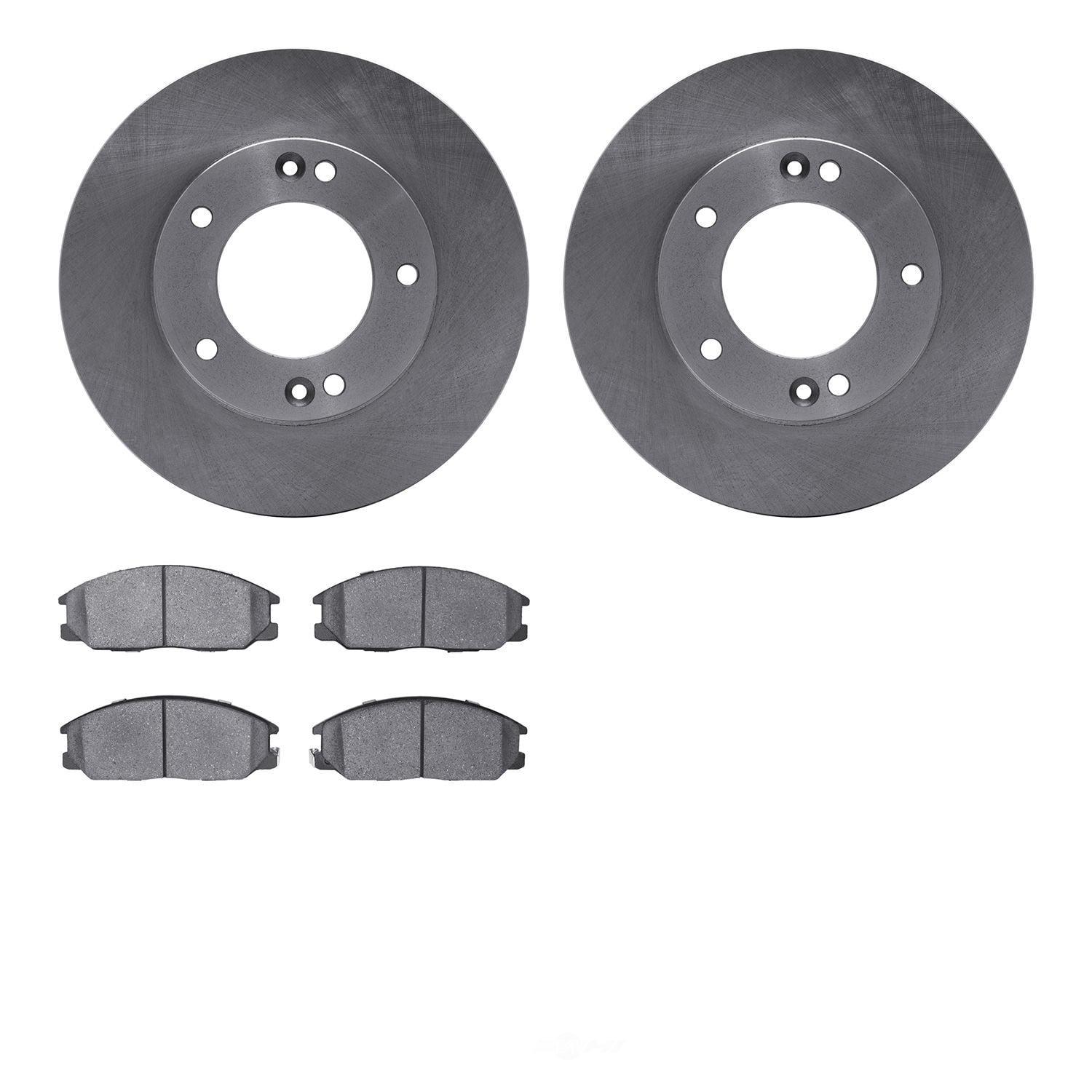Dynamic Friction Company 6502-21125 DFC Brake Rotor with 5000 Advanced Brake Pads