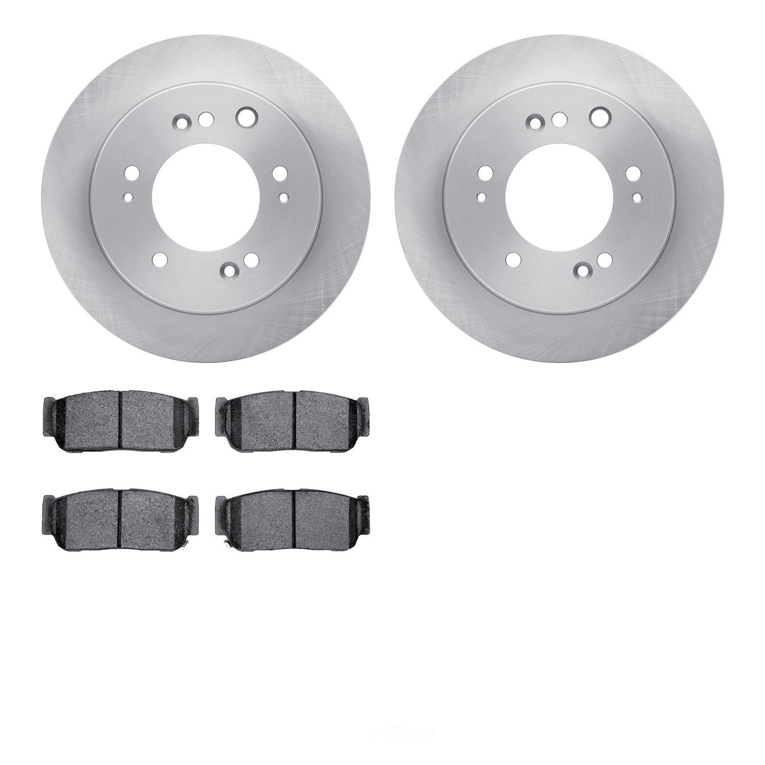 Dynamic Friction Company 6502-21128 DFC Brake Rotor with 5000 Advanced Brake Pads