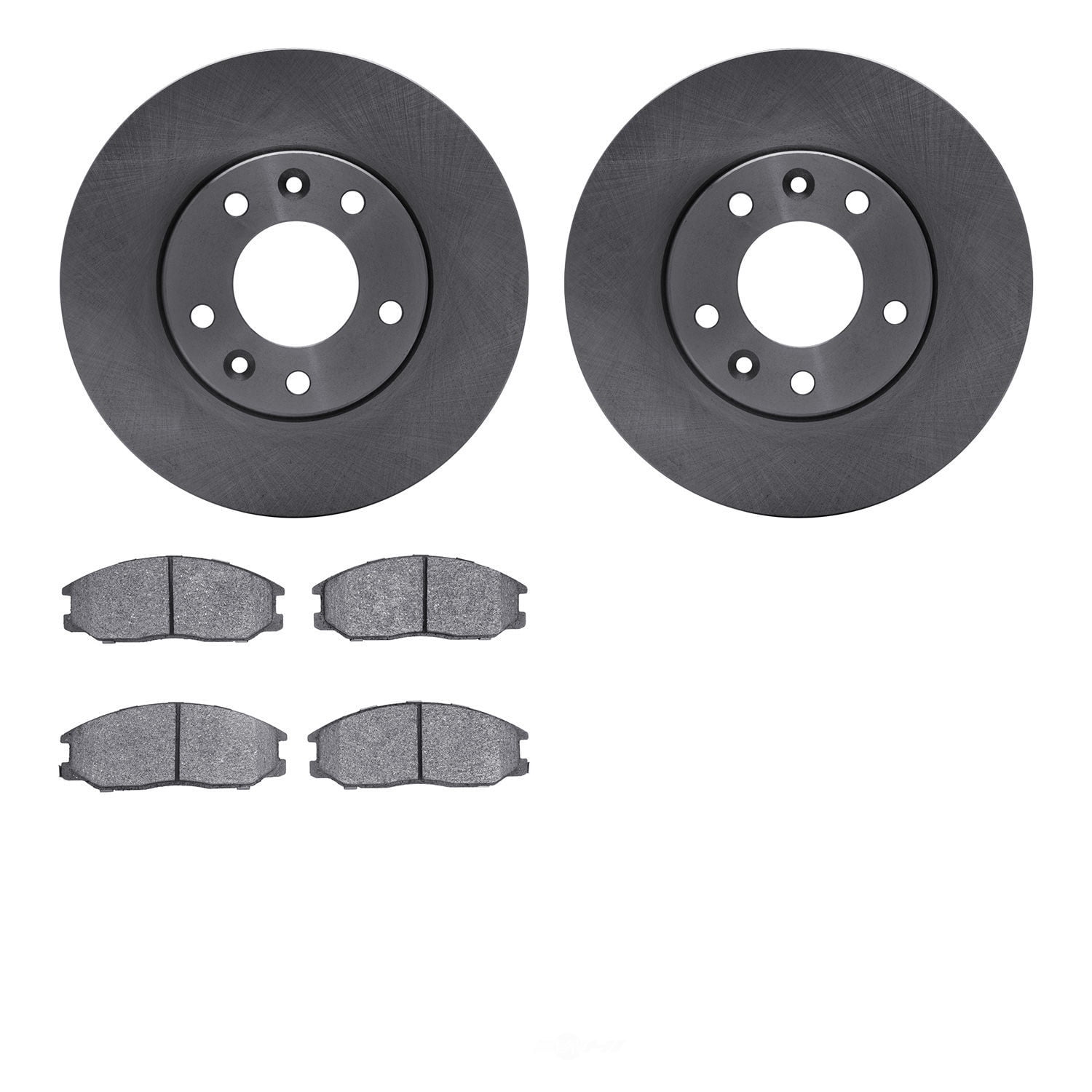 Dynamic Friction Company 6502-21132 DFC Brake Rotor with 5000 Advanced Brake Pads