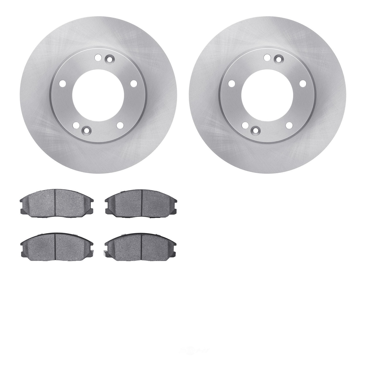 Dynamic Friction Company 6502-21146 DFC Brake Rotor with 5000 Advanced Brake Pads