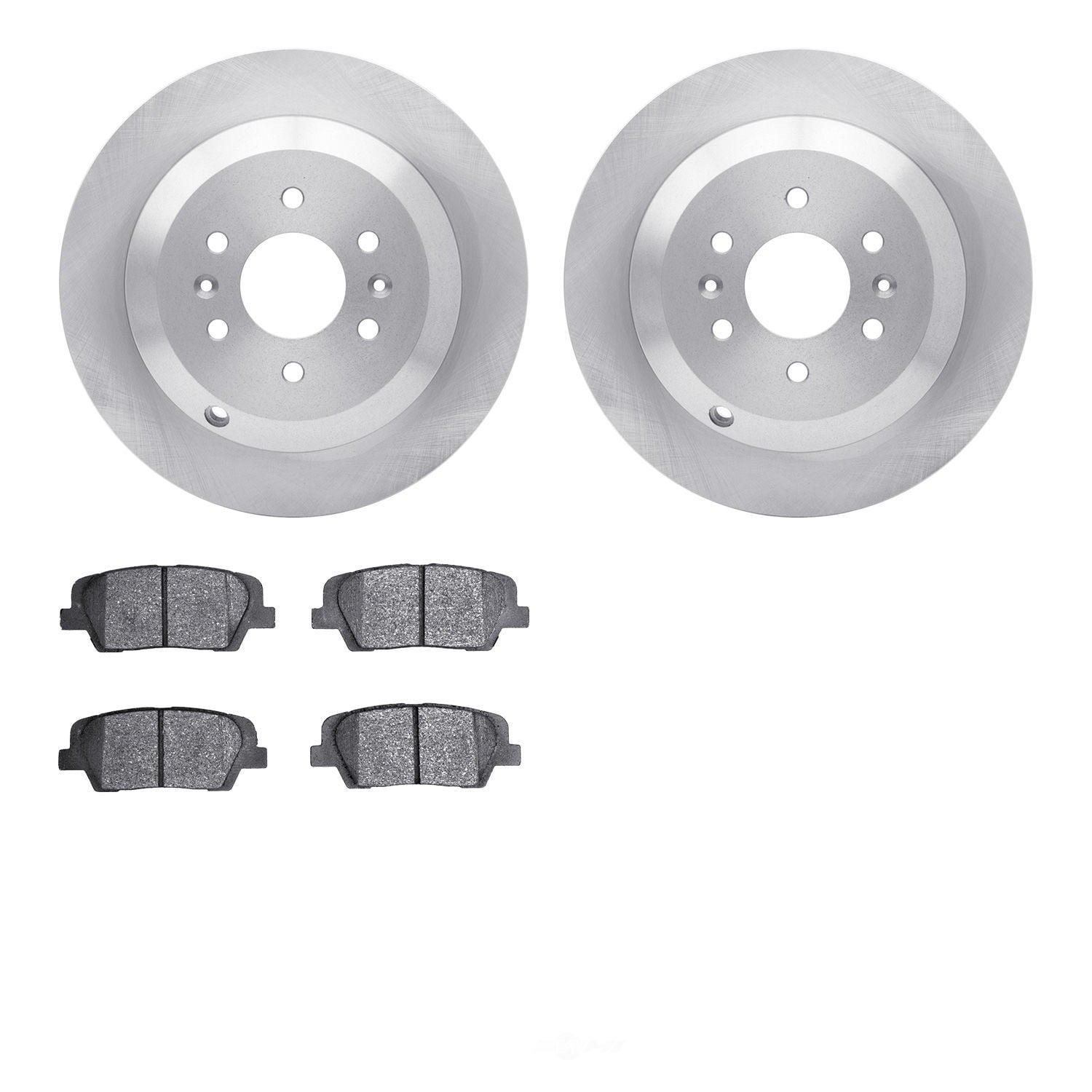 Dynamic Friction Company 6502-21152 DFC Brake Rotor with 5000 Advanced Brake Pads
