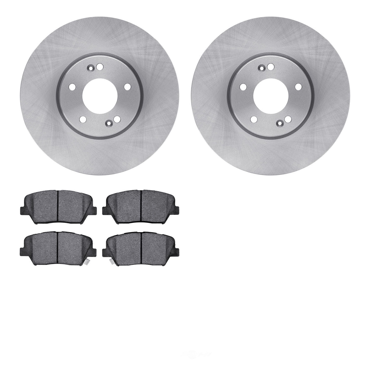 Dynamic Friction Company 6502-21161 DFC Brake Rotor with 5000 Advanced Brake Pads