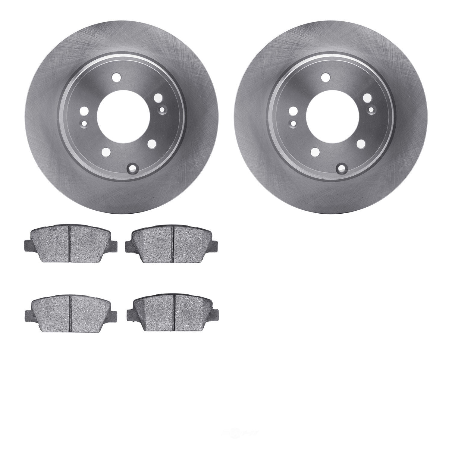 Dynamic Friction Company 6502-21185 DFC Brake Rotor with 5000 Advanced Brake Pads