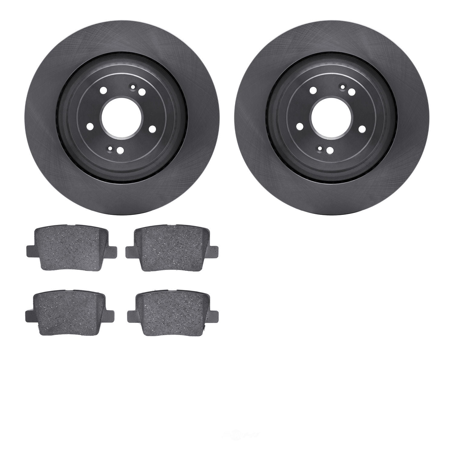 Dynamic Friction Company 6502-21205 DFC Brake Rotor with 5000 Advanced Brake Pads