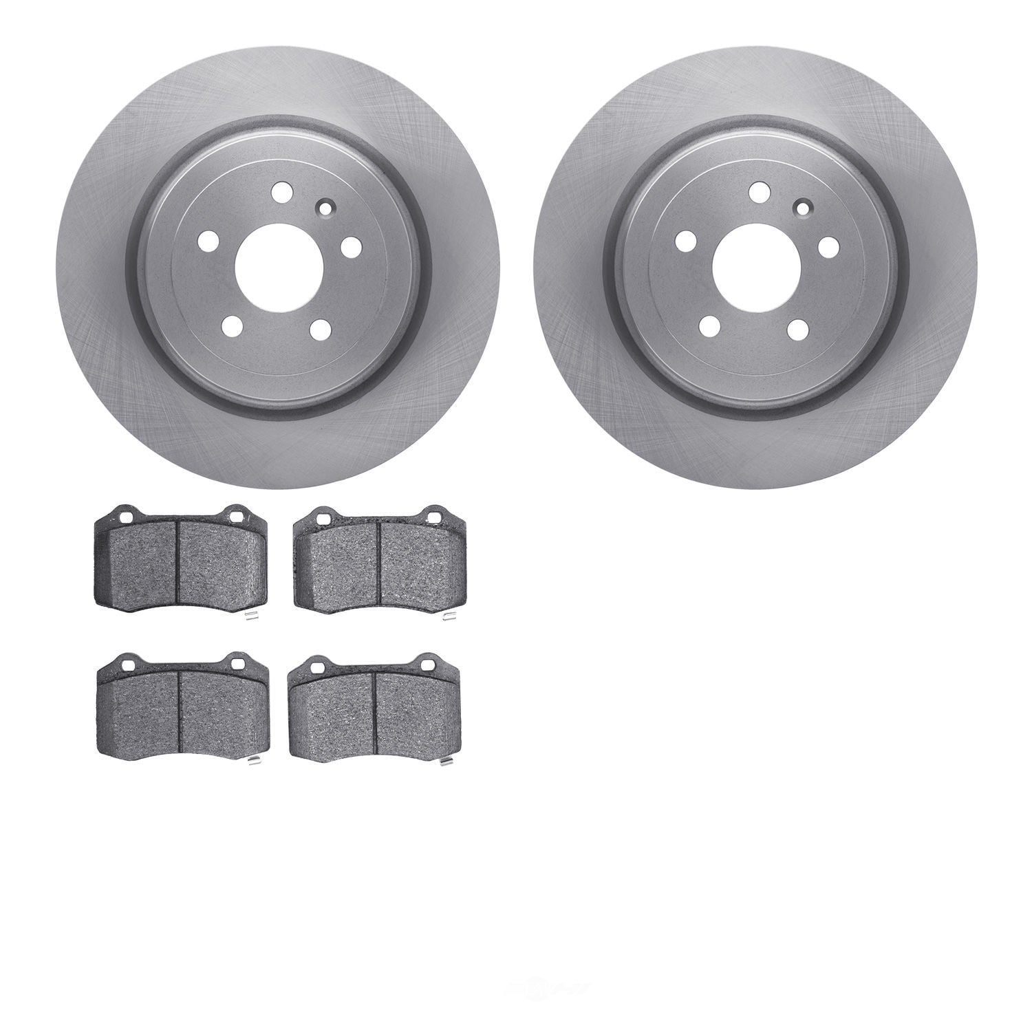 Dynamic Friction Company 6502-26005 DFC Brake Rotor with 5000 Advanced Brake Pads