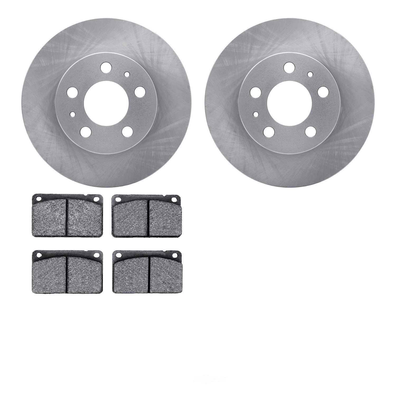 Dynamic Friction Company 6502-27059 DFC Brake Rotor with 5000 Advanced Brake Pads