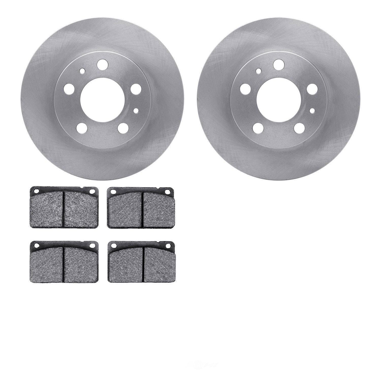 Dynamic Friction Company 6502-27089 DFC Brake Rotor with 5000 Advanced Brake Pads