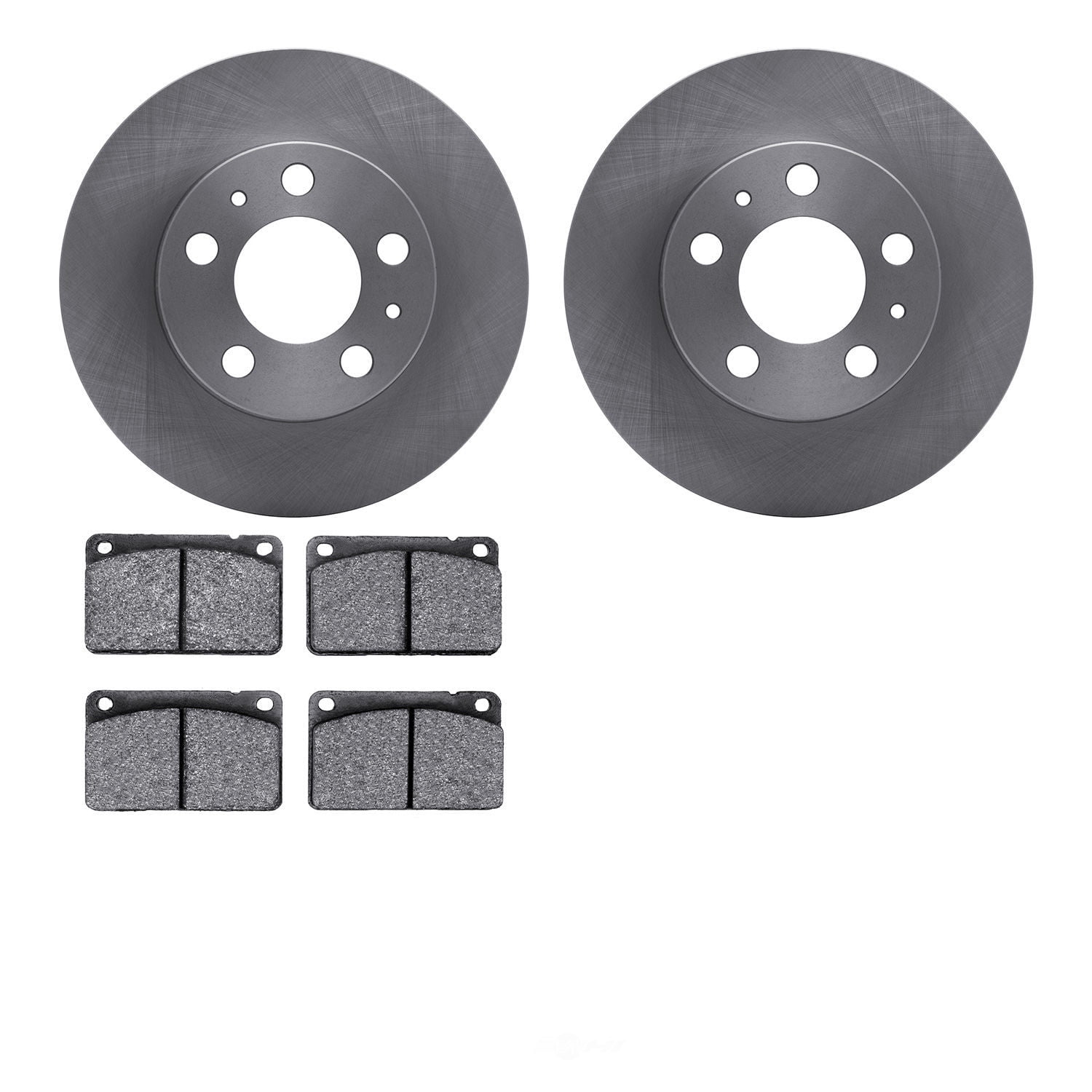 Dynamic Friction Company 6502-27098 DFC Brake Rotor with 5000 Advanced Brake Pads