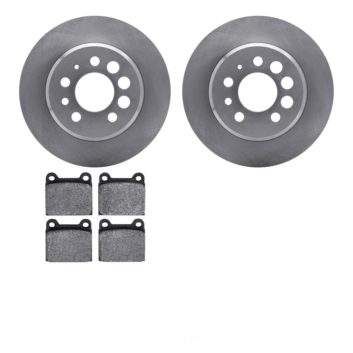 Dynamic Friction Company 6502-27101 DFC Brake Rotor with 5000 Advanced Brake Pads