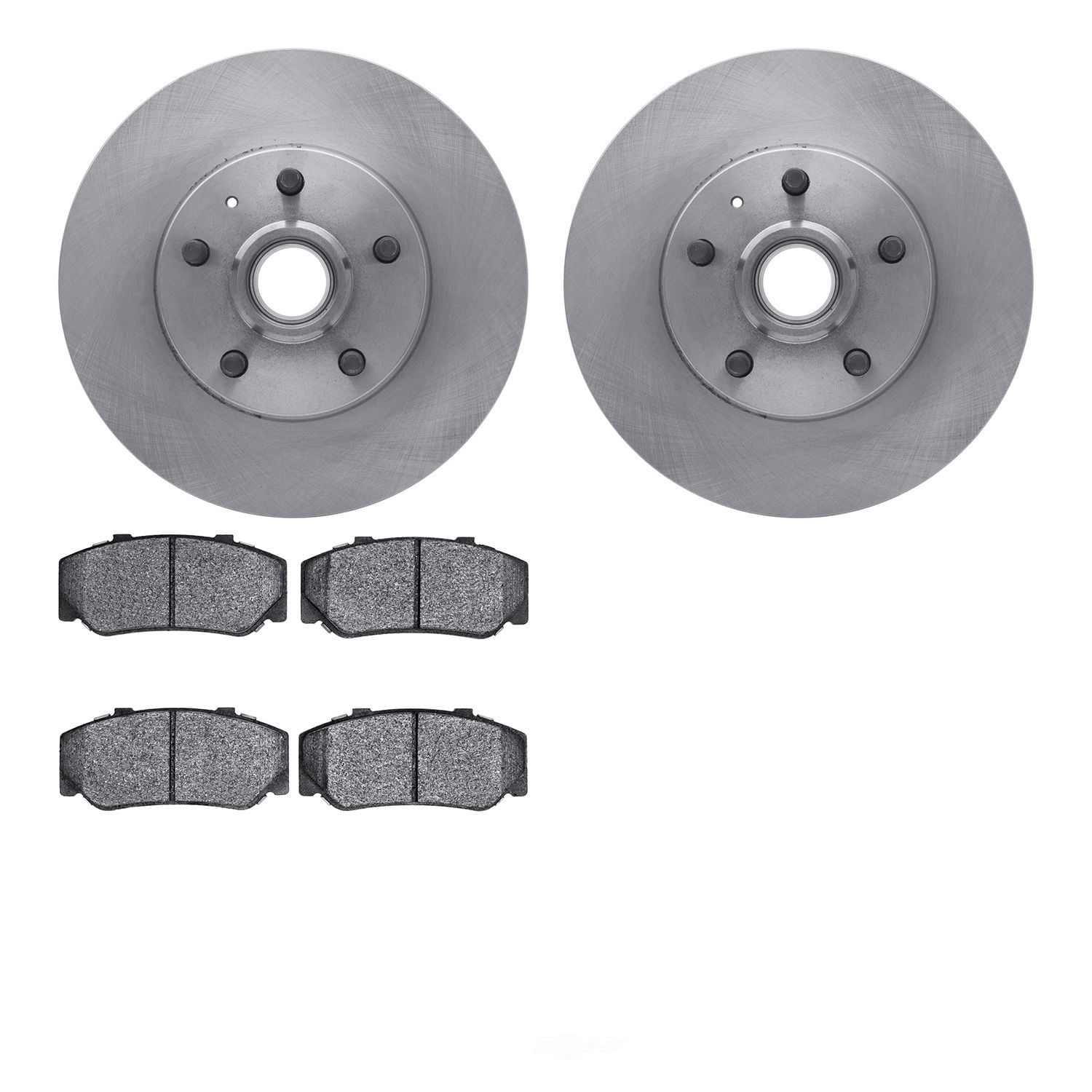 Dynamic Friction Company 6502-27122 DFC Brake Rotor with 5000 Advanced Brake Pads