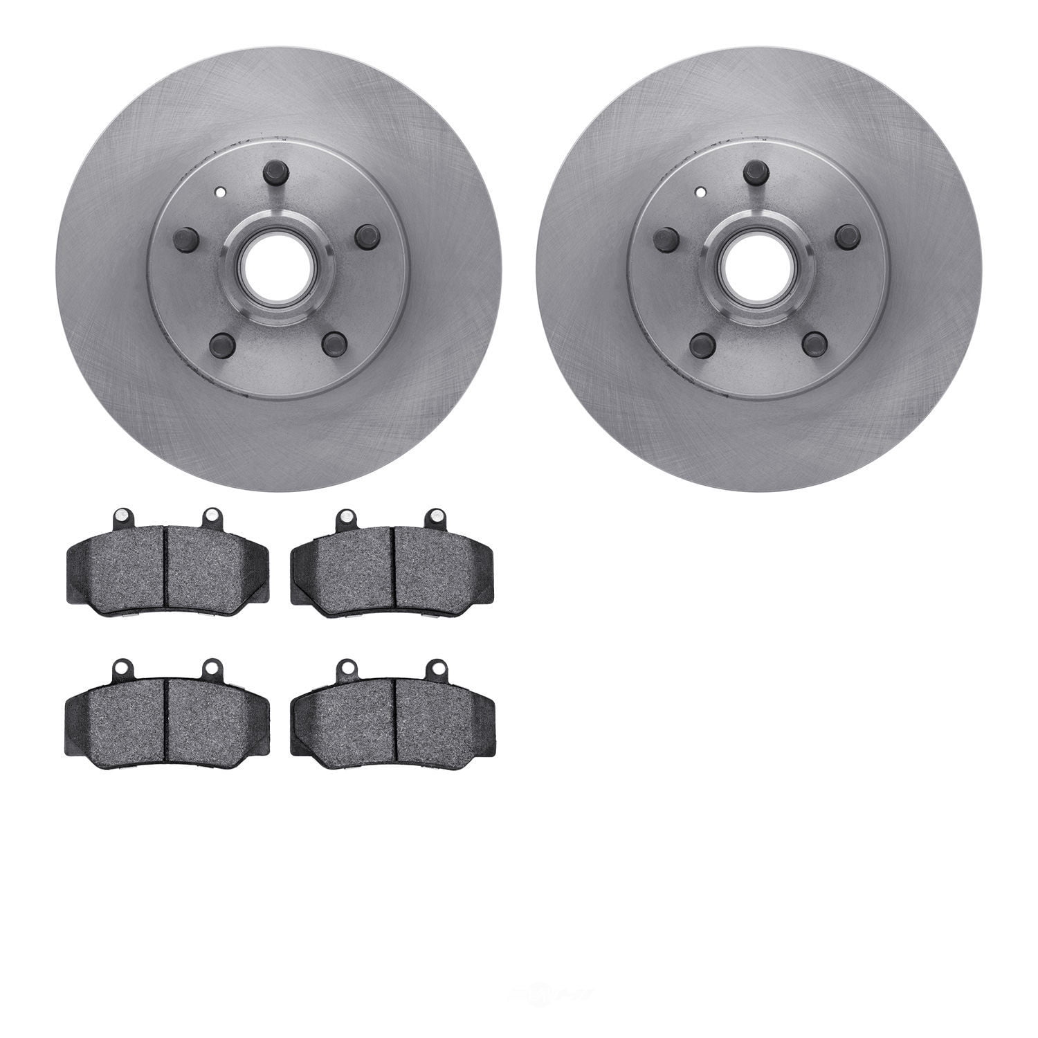 Dynamic Friction Company 6502-27123 DFC Brake Rotor with 5000 Advanced Brake Pads