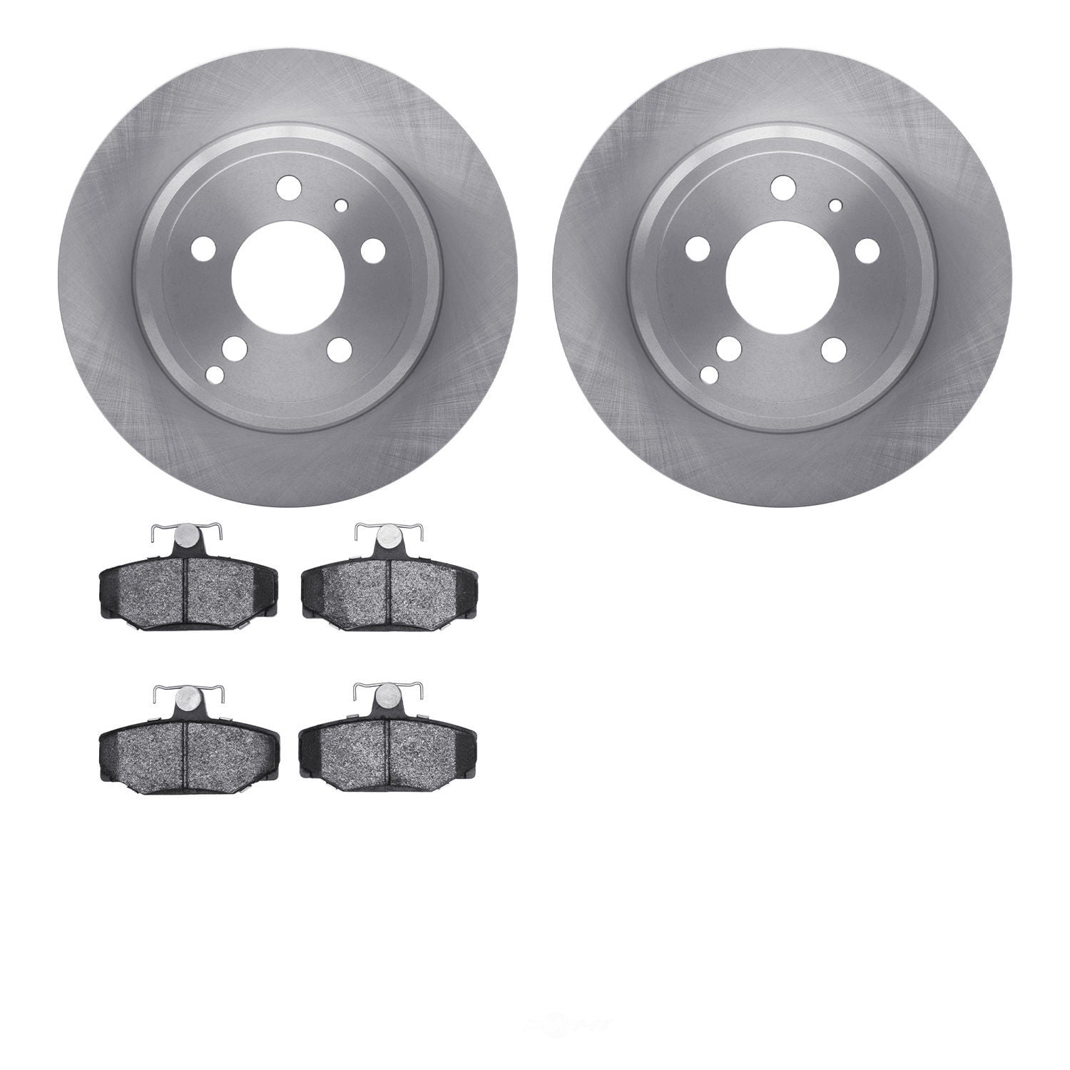 Dynamic Friction Company 6502-27161 DFC Brake Rotor with 5000 Advanced Brake Pads