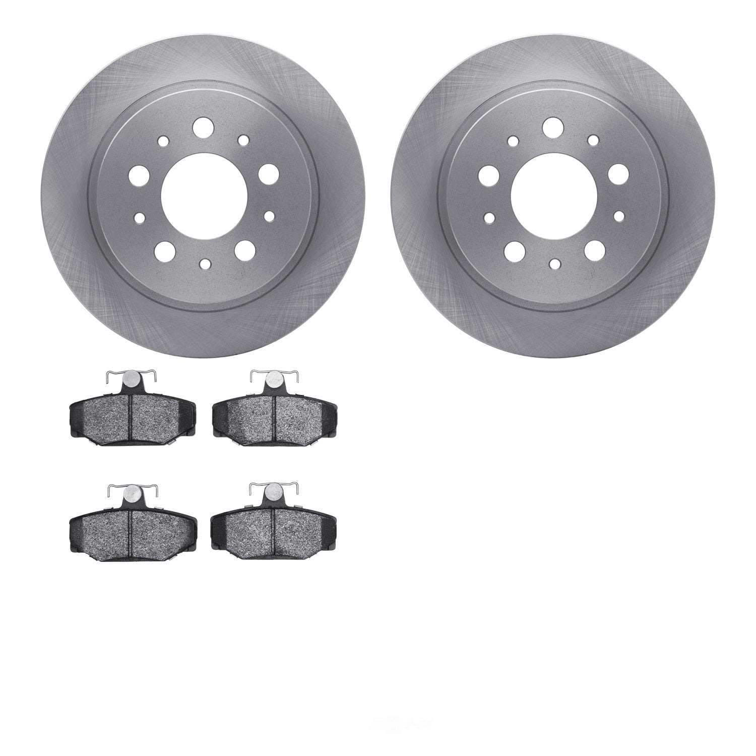 Dynamic Friction Company 6502-27166 DFC Brake Rotor with 5000 Advanced Brake Pads