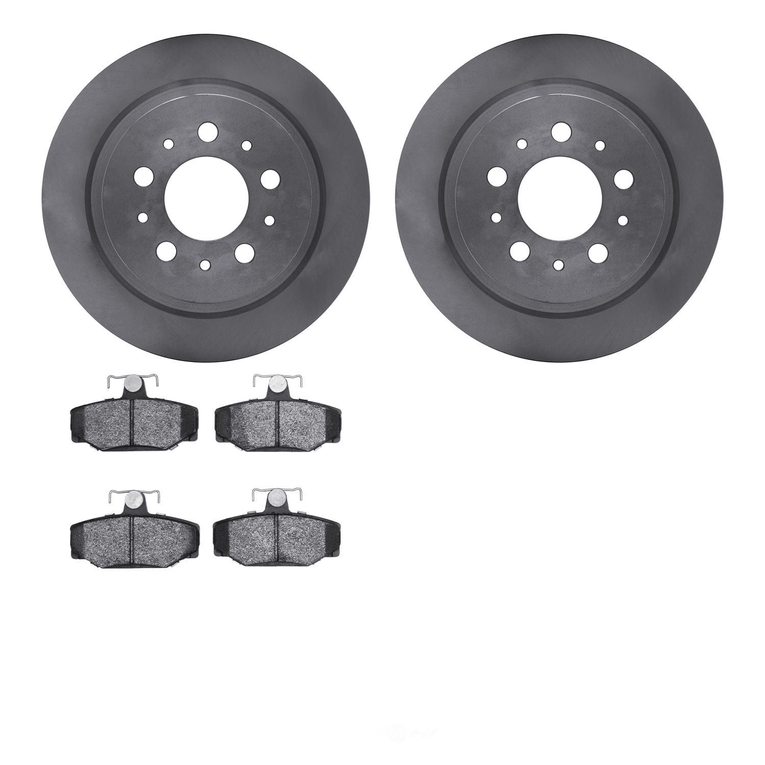 Dynamic Friction Company 6502-27169 DFC Brake Rotor with 5000 Advanced Brake Pads