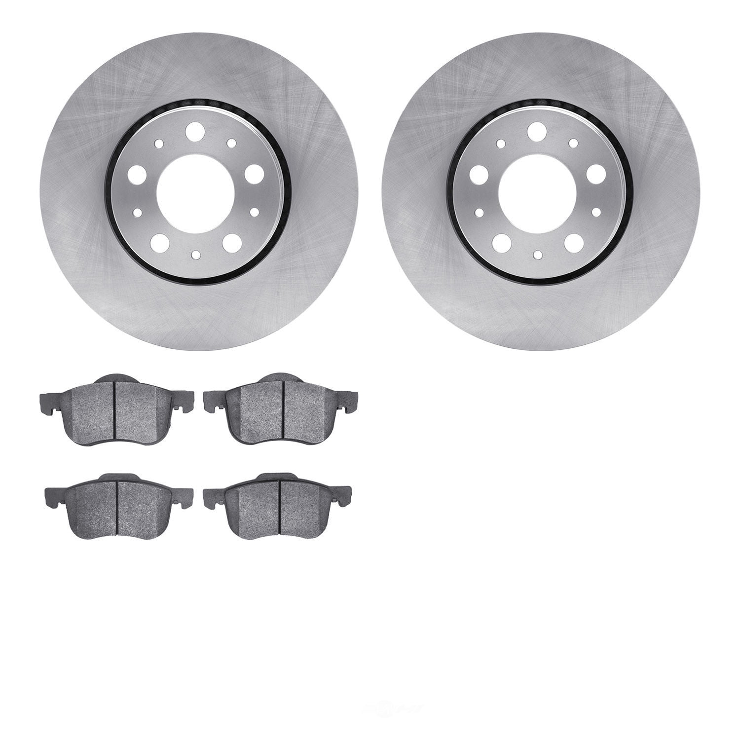 Dynamic Friction Company 6502-27193 DFC Brake Rotor with 5000 Advanced Brake Pads
