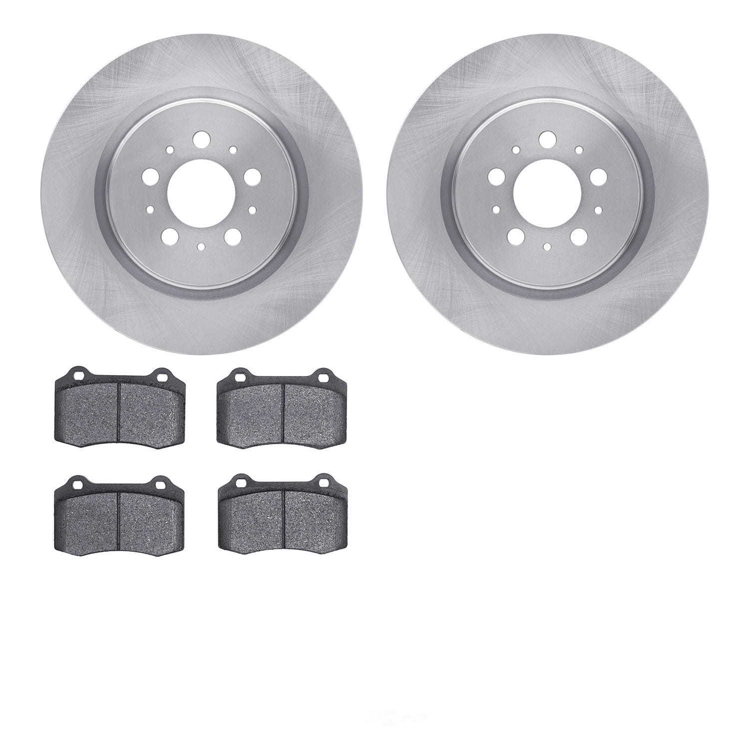 Dynamic Friction Company 6502-27211 DFC Brake Rotor with 5000 Advanced Brake Pads