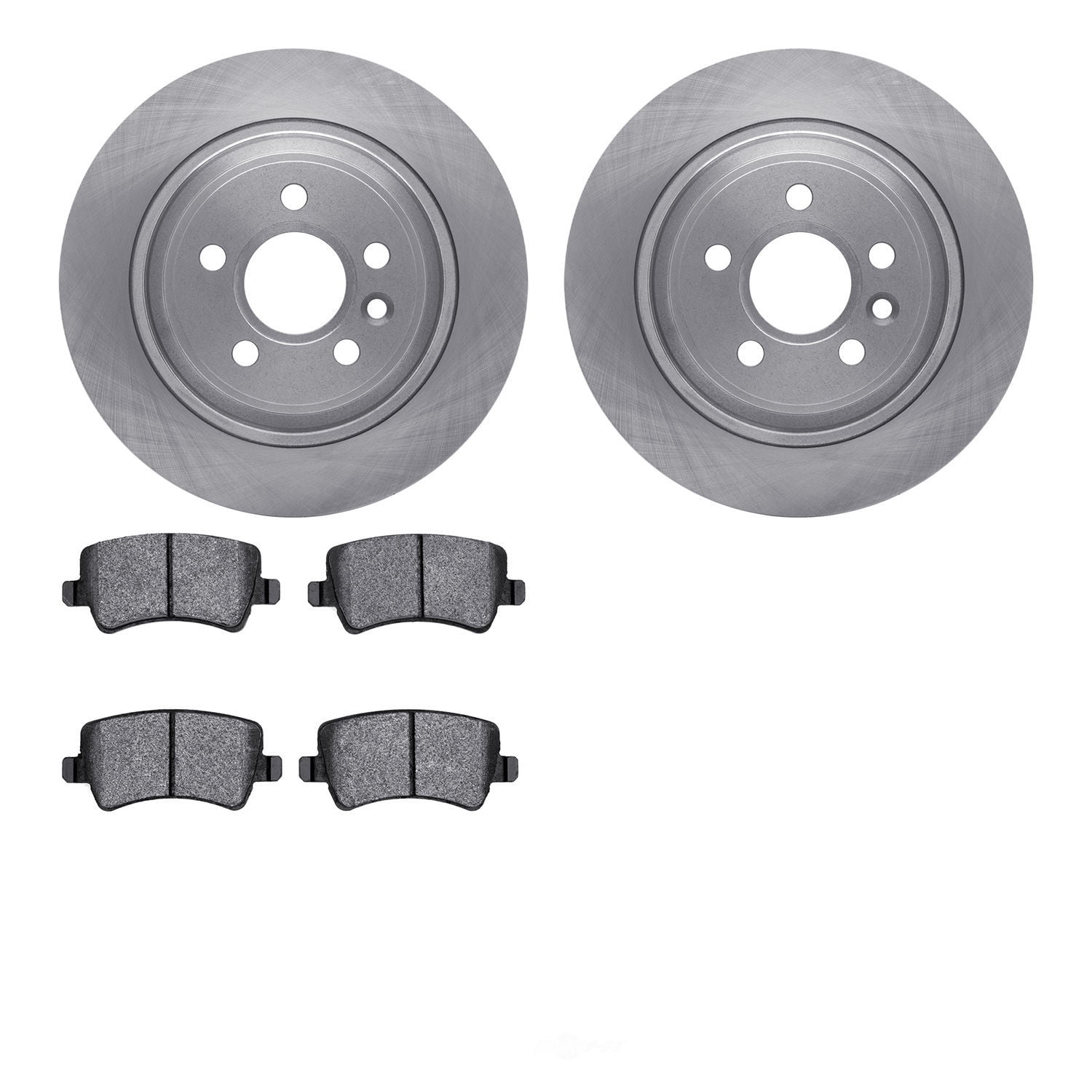 Dynamic Friction Company 6502-27230 DFC Brake Rotor with 5000 Advanced Brake Pads