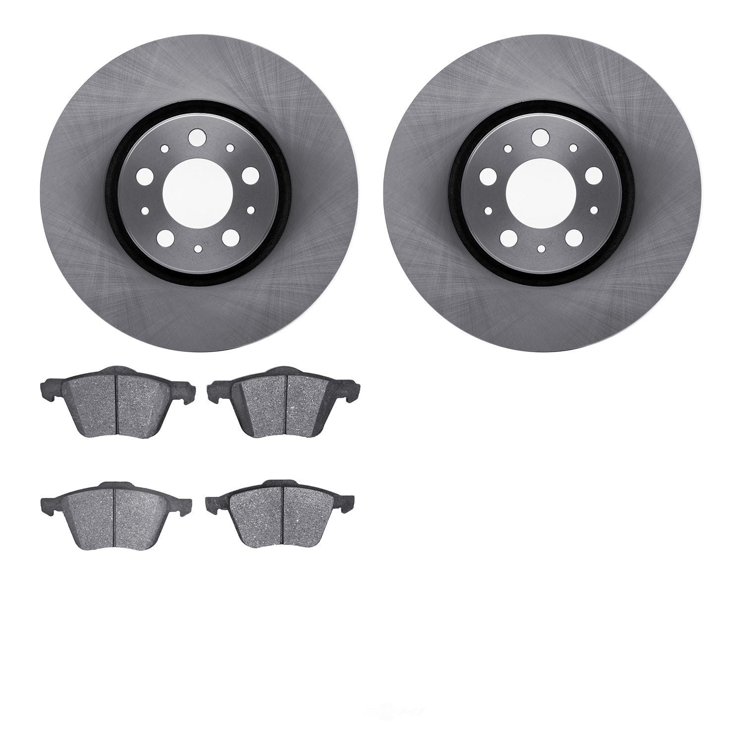 Dynamic Friction Company 6502-27247 DFC Brake Rotor with 5000 Advanced Brake Pads