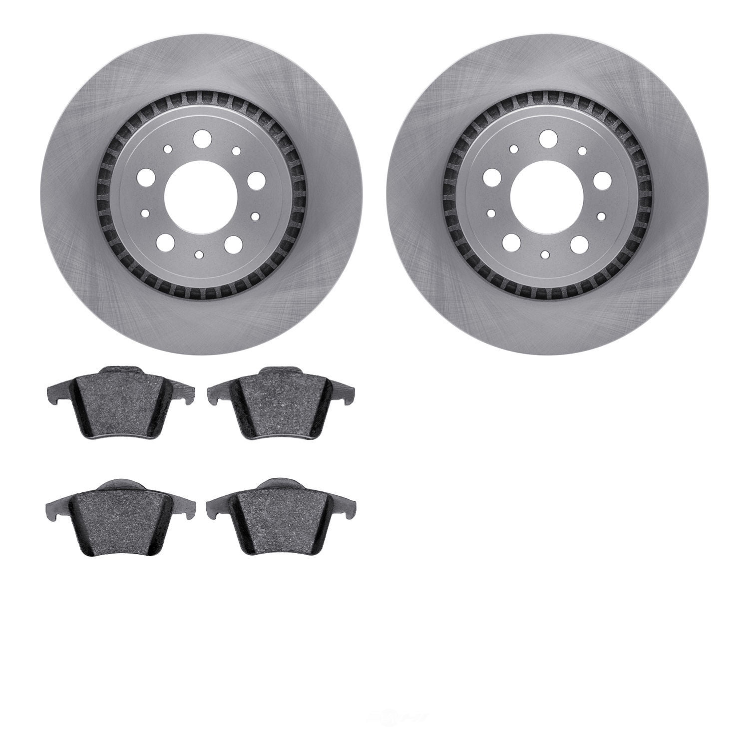 Dynamic Friction Company 6502-27250 DFC Brake Rotor with 5000 Advanced Brake Pads