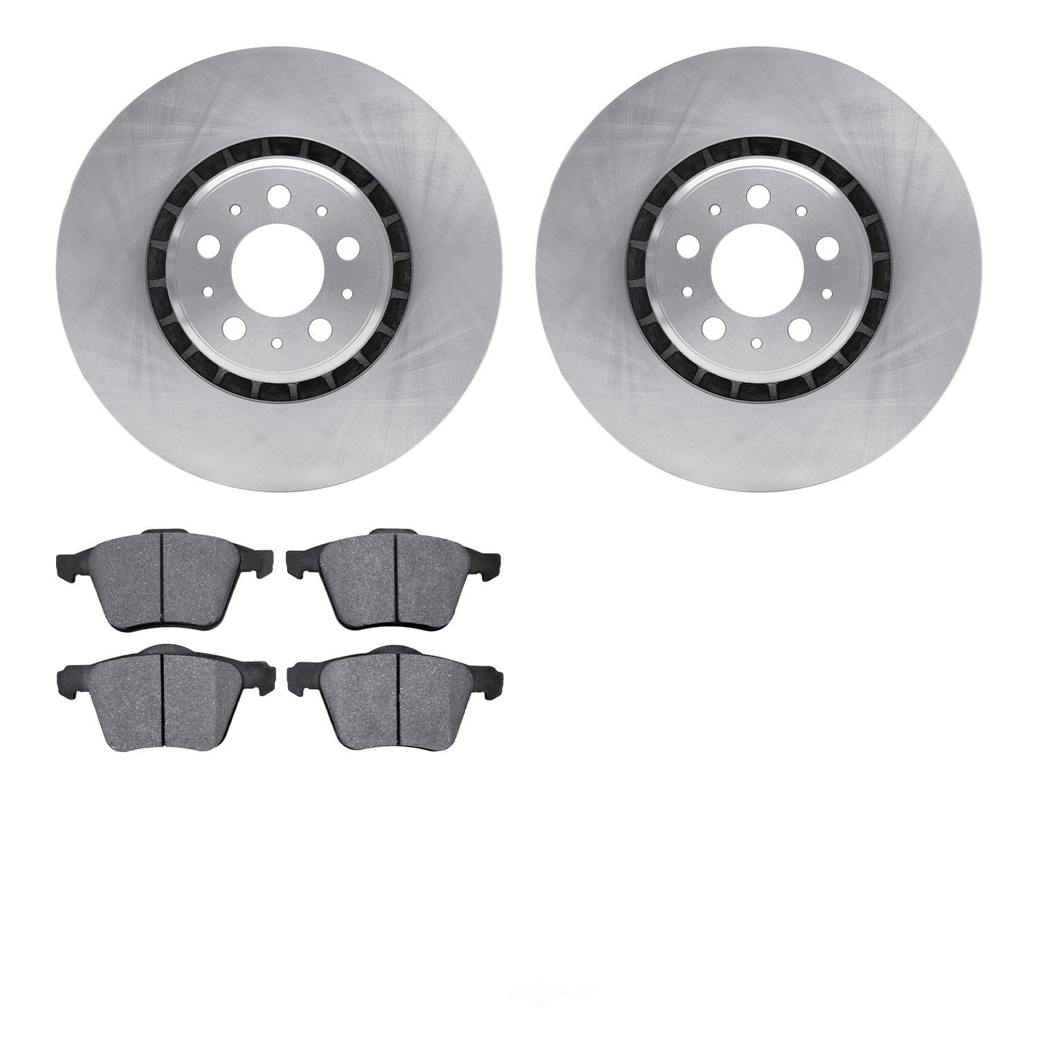Dynamic Friction Company 6502-27253 DFC Brake Rotor with 5000 Advanced Brake Pads
