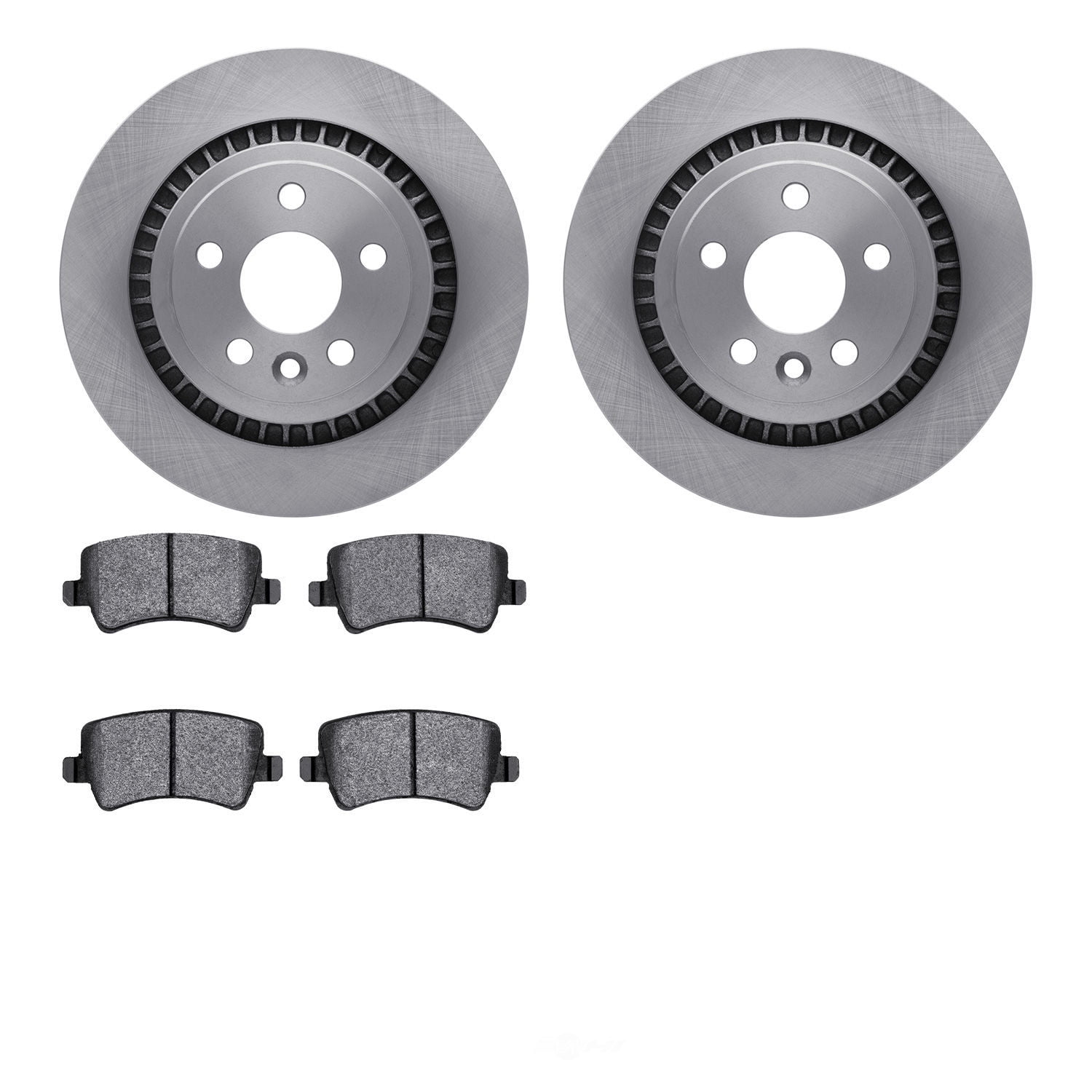 Dynamic Friction Company 6502-27275 DFC Brake Rotor with 5000 Advanced Brake Pads
