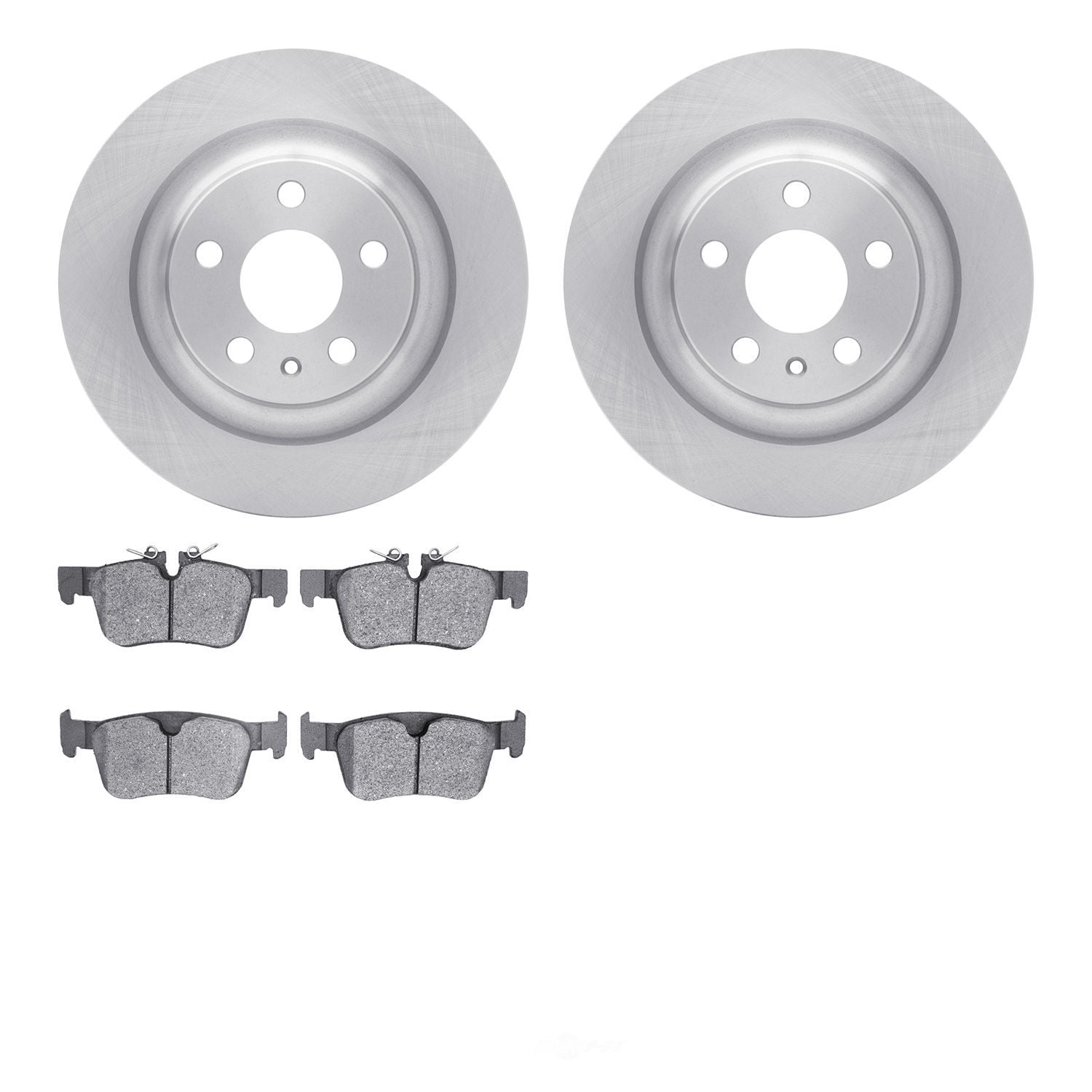 Dynamic Friction Company 6502-27318 DFC Brake Rotor with 5000 Advanced Brake Pads