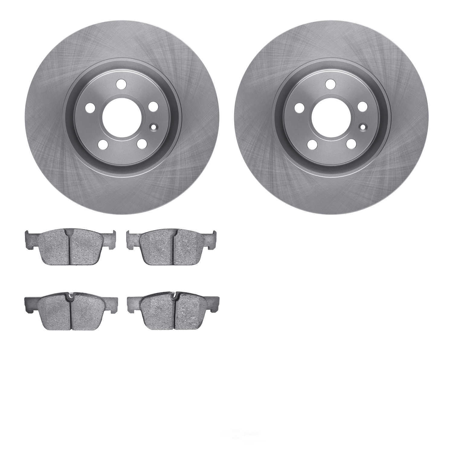 Dynamic Friction Company 6502-27321 DFC Brake Rotor with 5000 Advanced Brake Pads