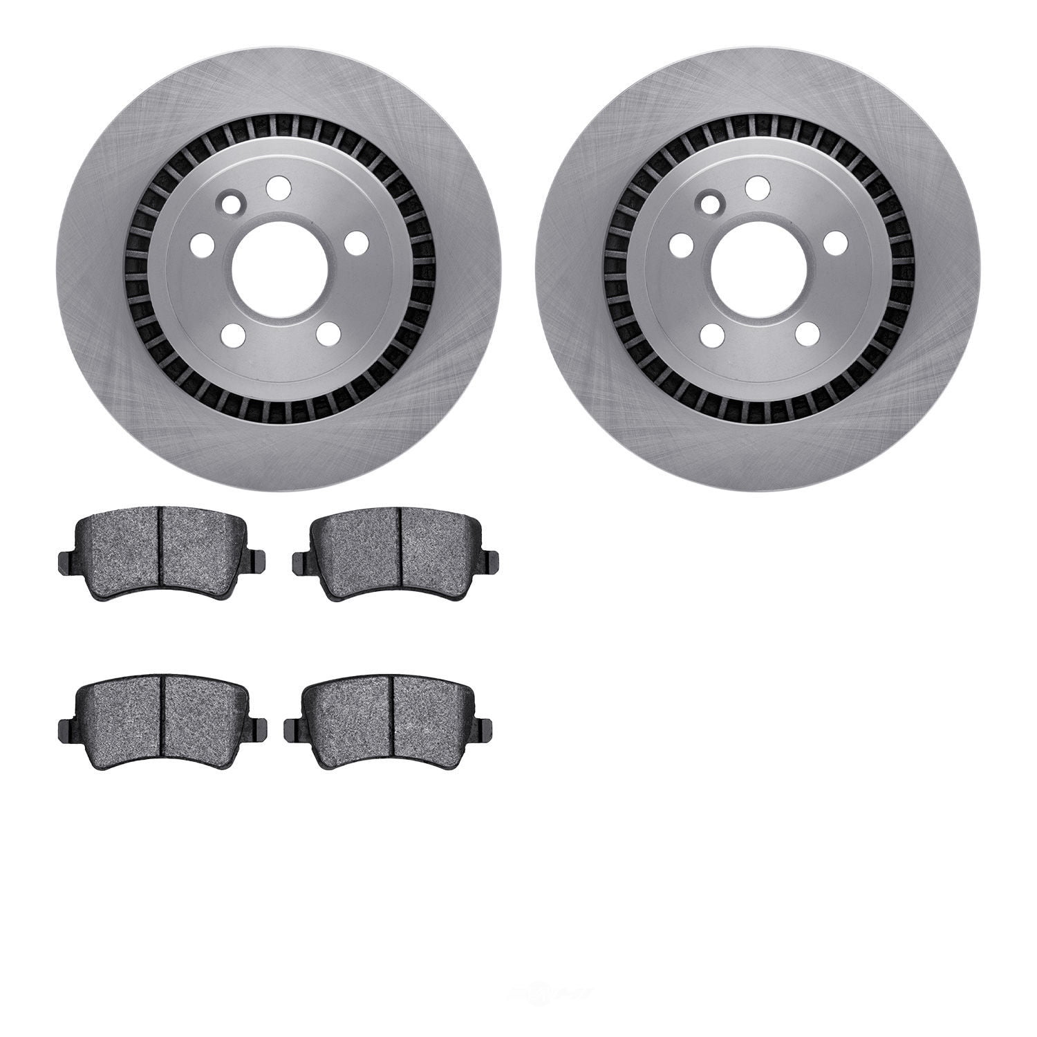 Dynamic Friction Company 6502-27328 DFC Brake Rotor with 5000 Advanced Brake Pads