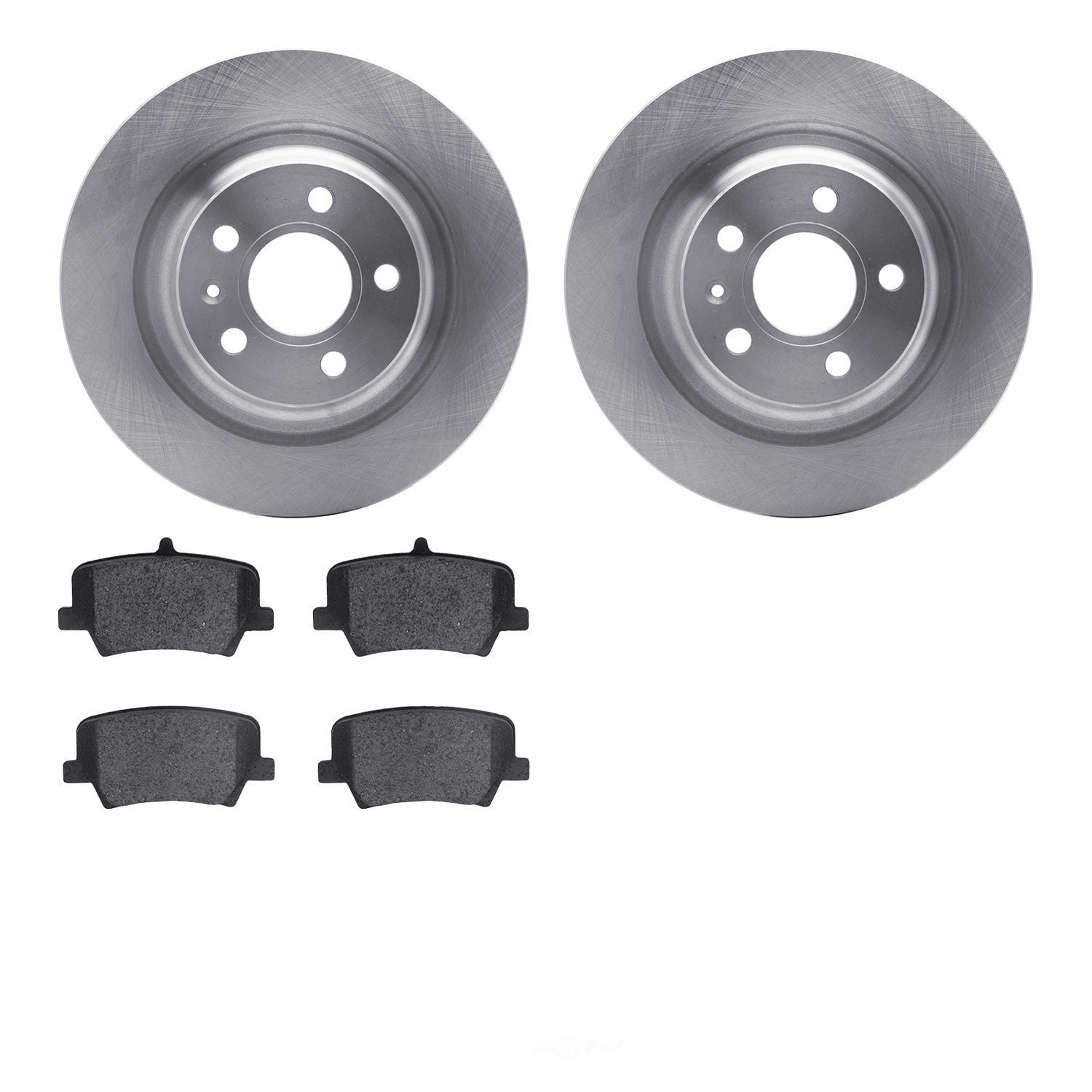 Dynamic Friction Company 6502-27336 DFC Brake Rotor with 5000 Advanced Brake Pads