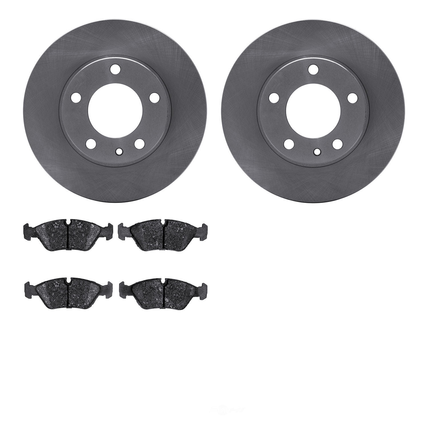 Dynamic Friction Company 6502-31200 DFC Brake Rotor with 5000 Advanced Brake Pads