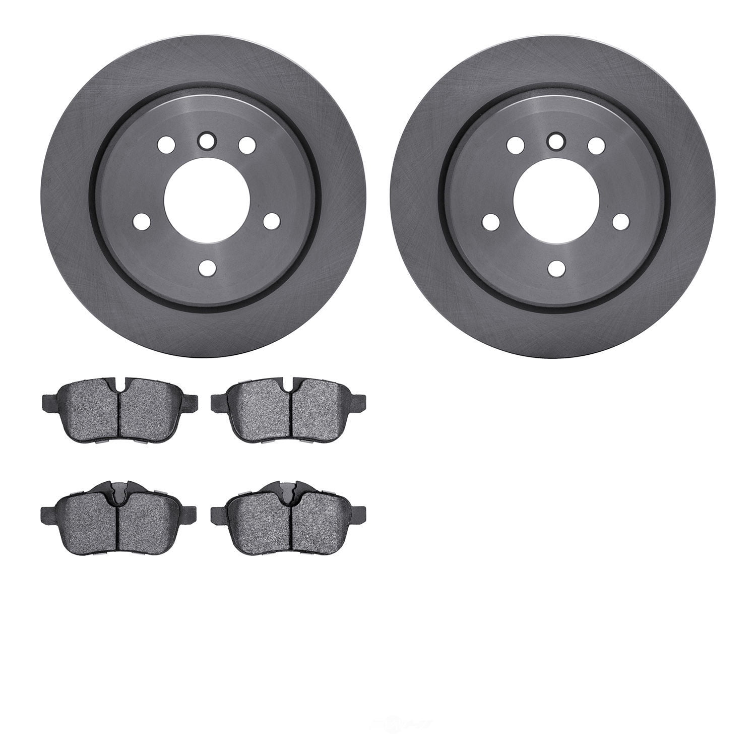 Dynamic Friction Company 6502-31515 DFC Brake Rotor with 5000 Advanced Brake Pads