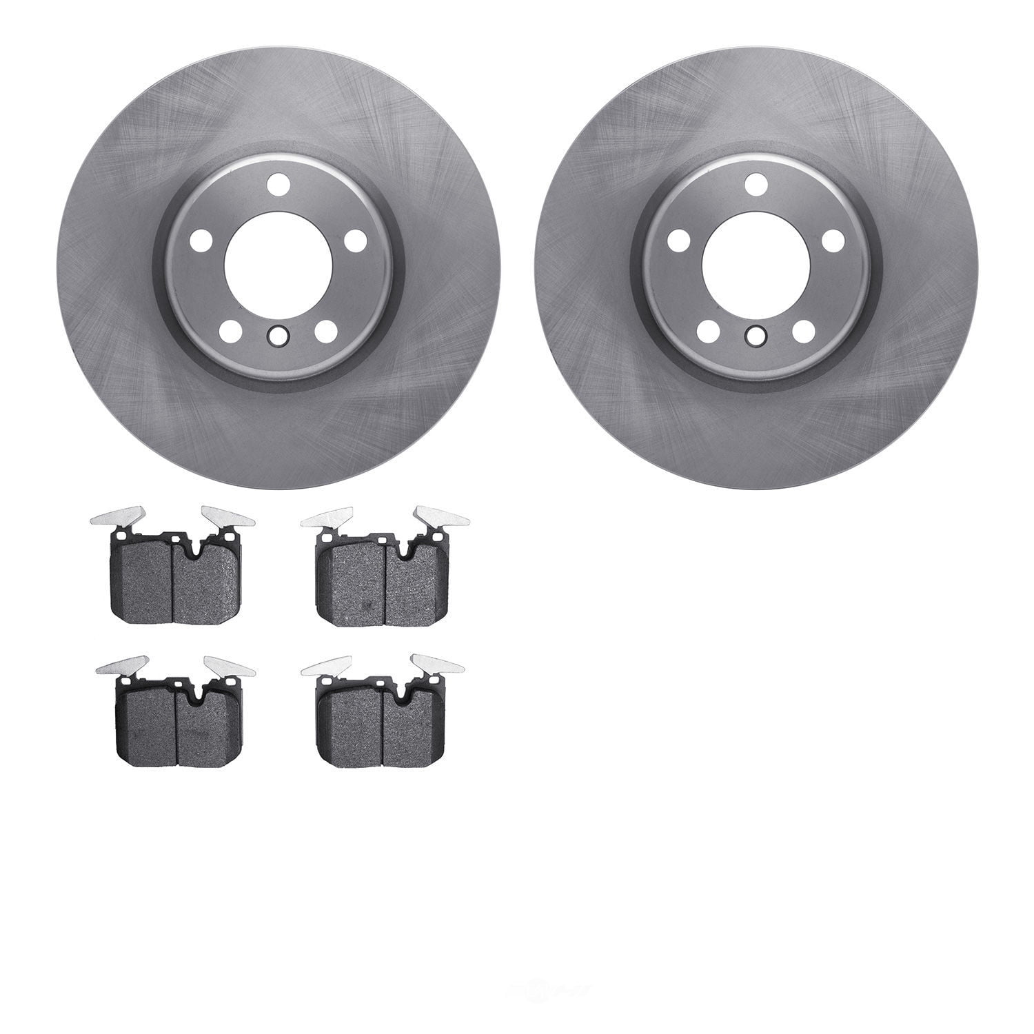 Dynamic Friction Company 6502-31558 DFC Brake Rotor with 5000 Advanced Brake Pads