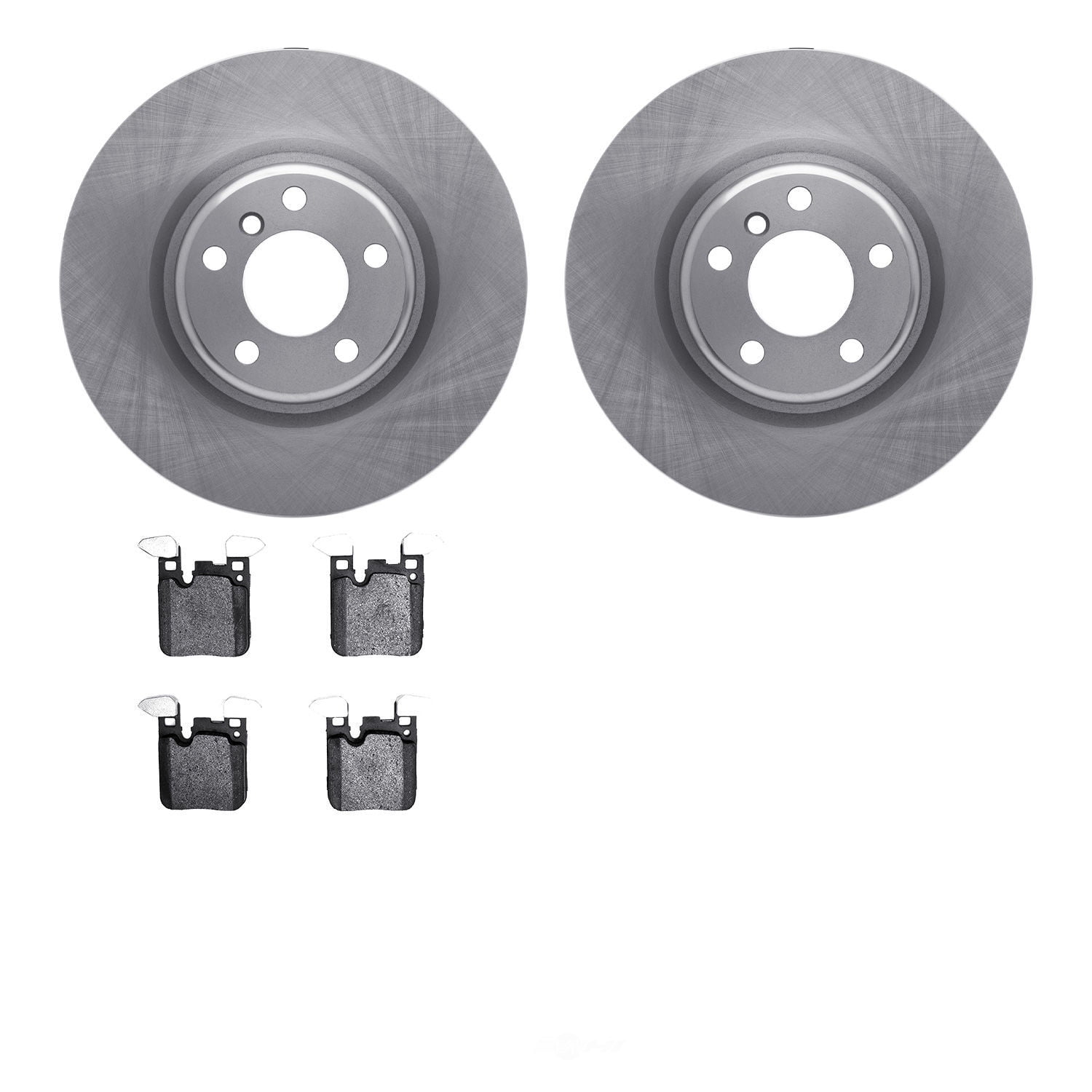 Dynamic Friction Company 6502-31587 DFC Brake Rotor with 5000 Advanced Brake Pads