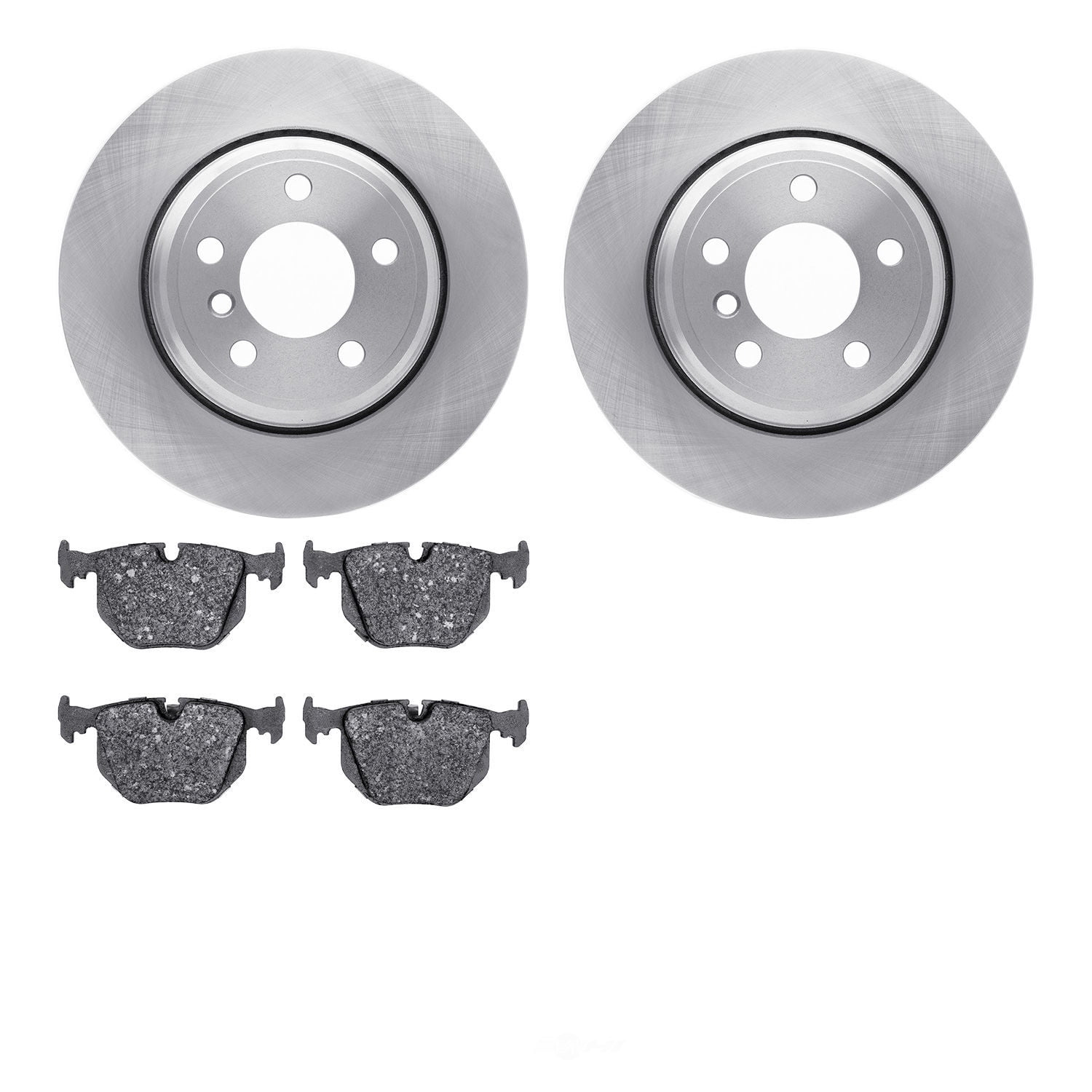 Dynamic Friction Company 6502-31648 DFC Brake Rotor with 5000 Advanced Brake Pads