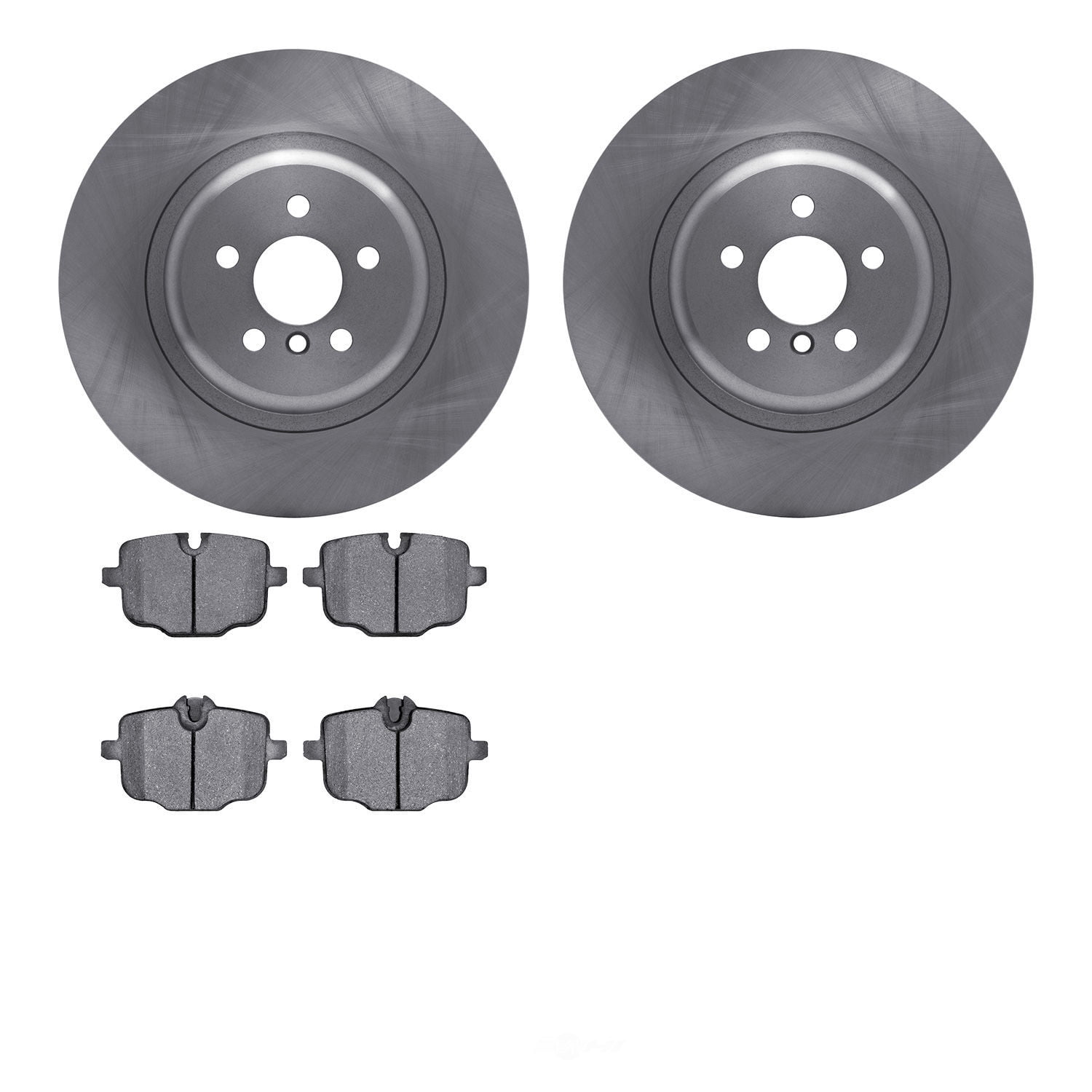 Dynamic Friction Company 6502-31736 DFC Brake Rotor with 5000 Advanced Brake Pads