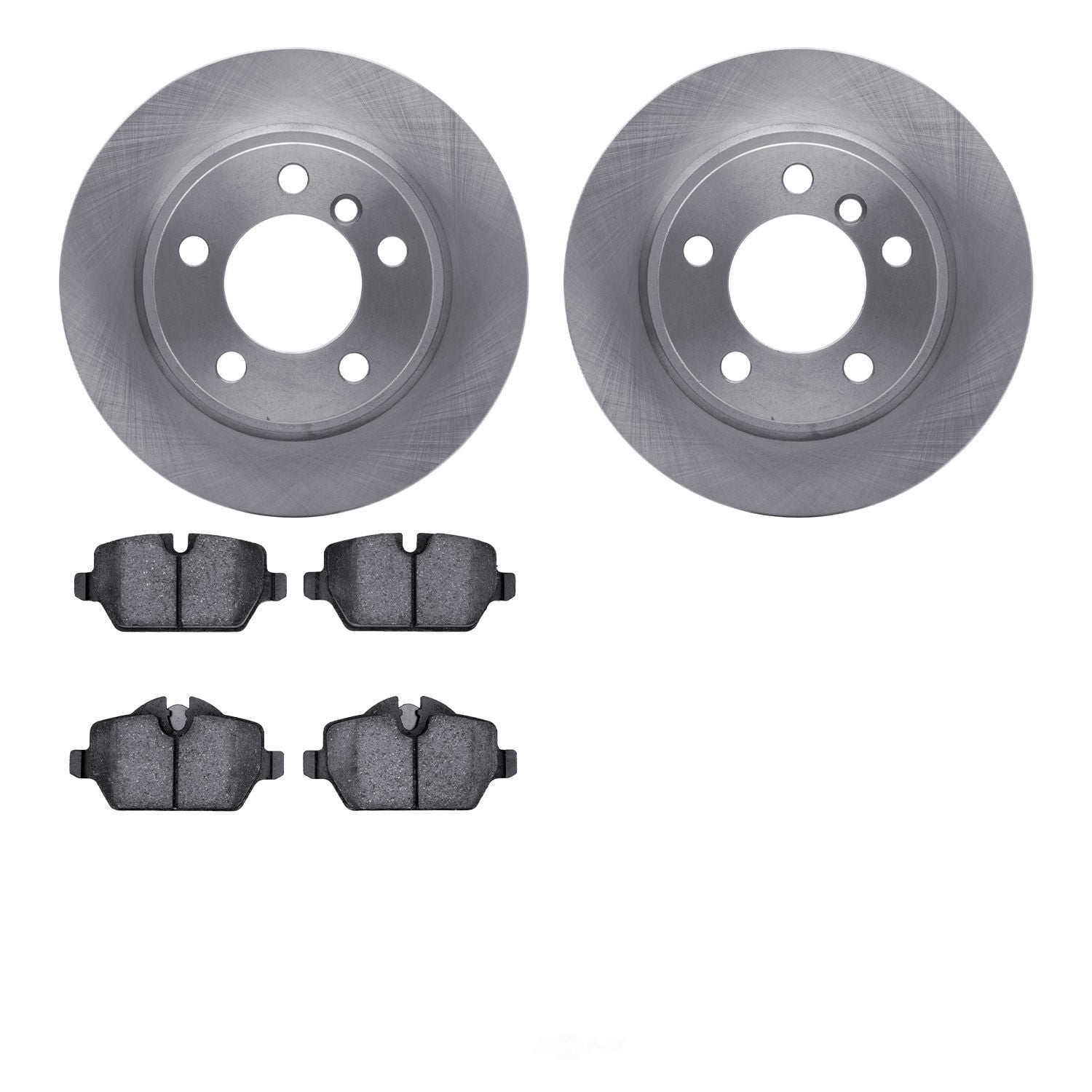 Dynamic Friction Company 6502-32070 DFC Brake Rotor with 5000 Advanced Brake Pads