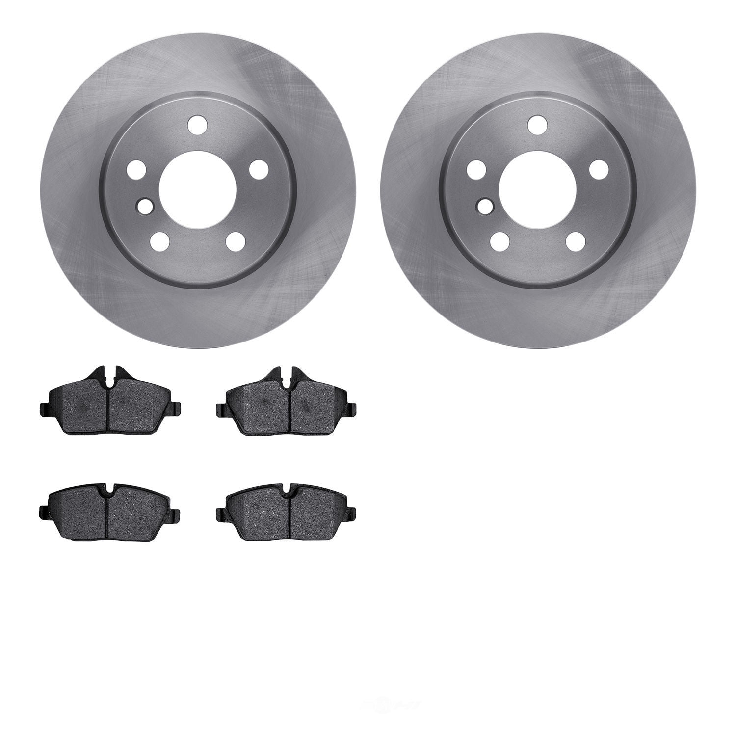 Dynamic Friction Company 6502-32107 DFC Brake Rotor with 5000 Advanced Brake Pads