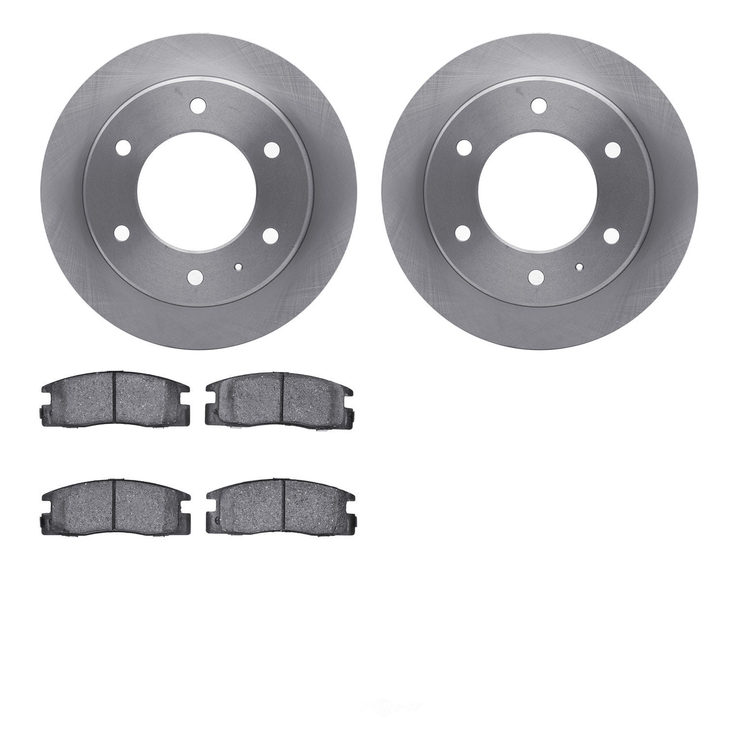 Dynamic Friction Company 6502-37027 DFC Brake Rotor with 5000 Advanced Brake Pads
